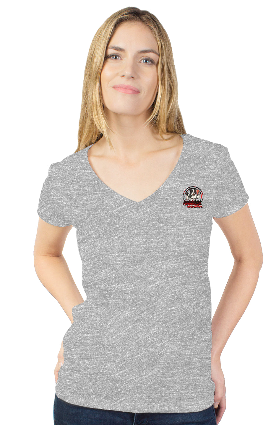 womens tultex v neck