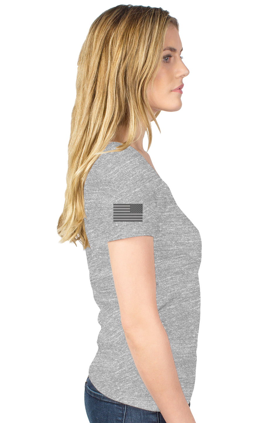 womens tultex v neck