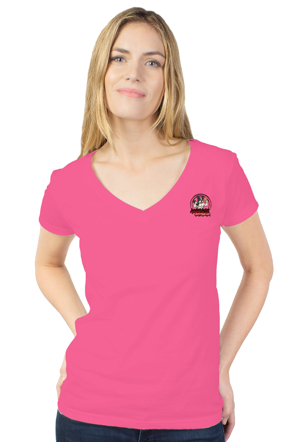 womens tultex v neck