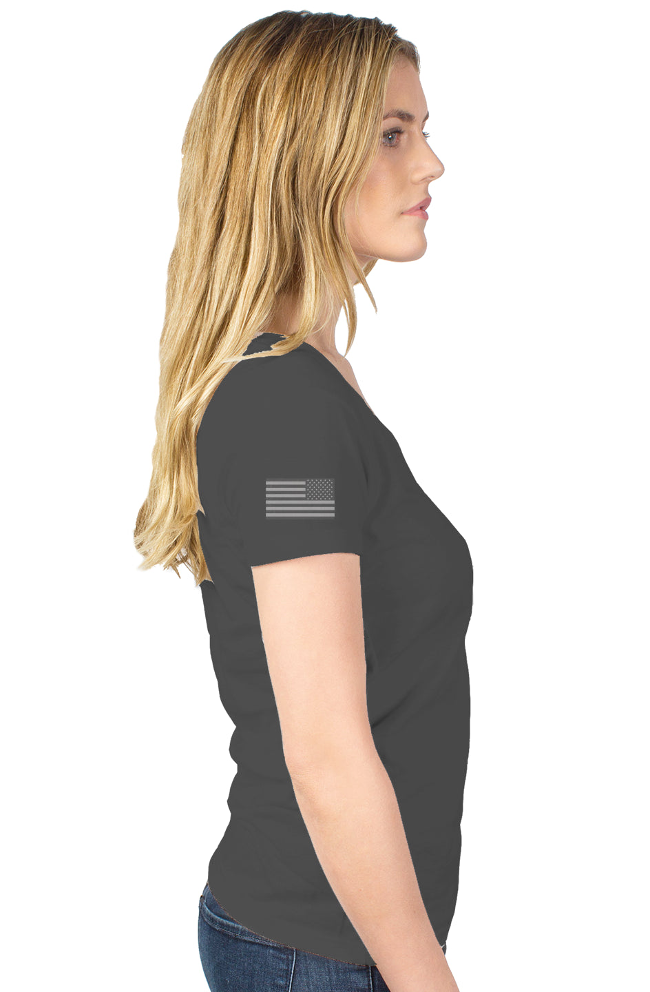 womens tultex v neck