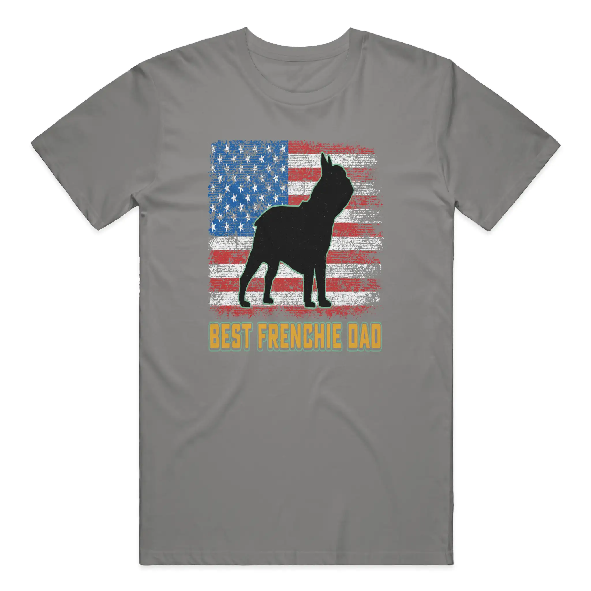 Frenchie Dad T-Shirt – Soft Cotton, Unisex Fit, Frenchie Life Collection