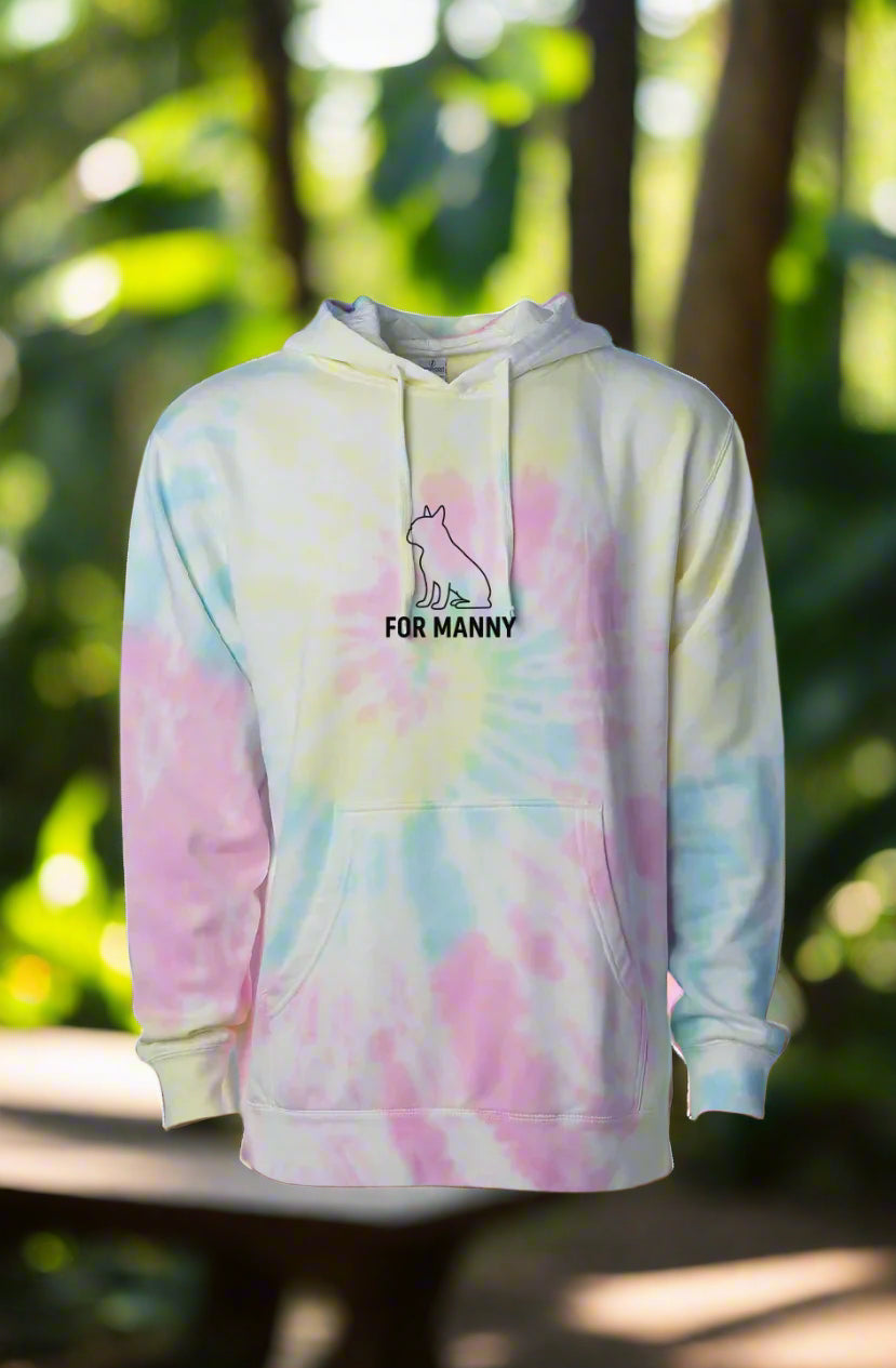 Tie Dye Sunset Swirl Hoodie
