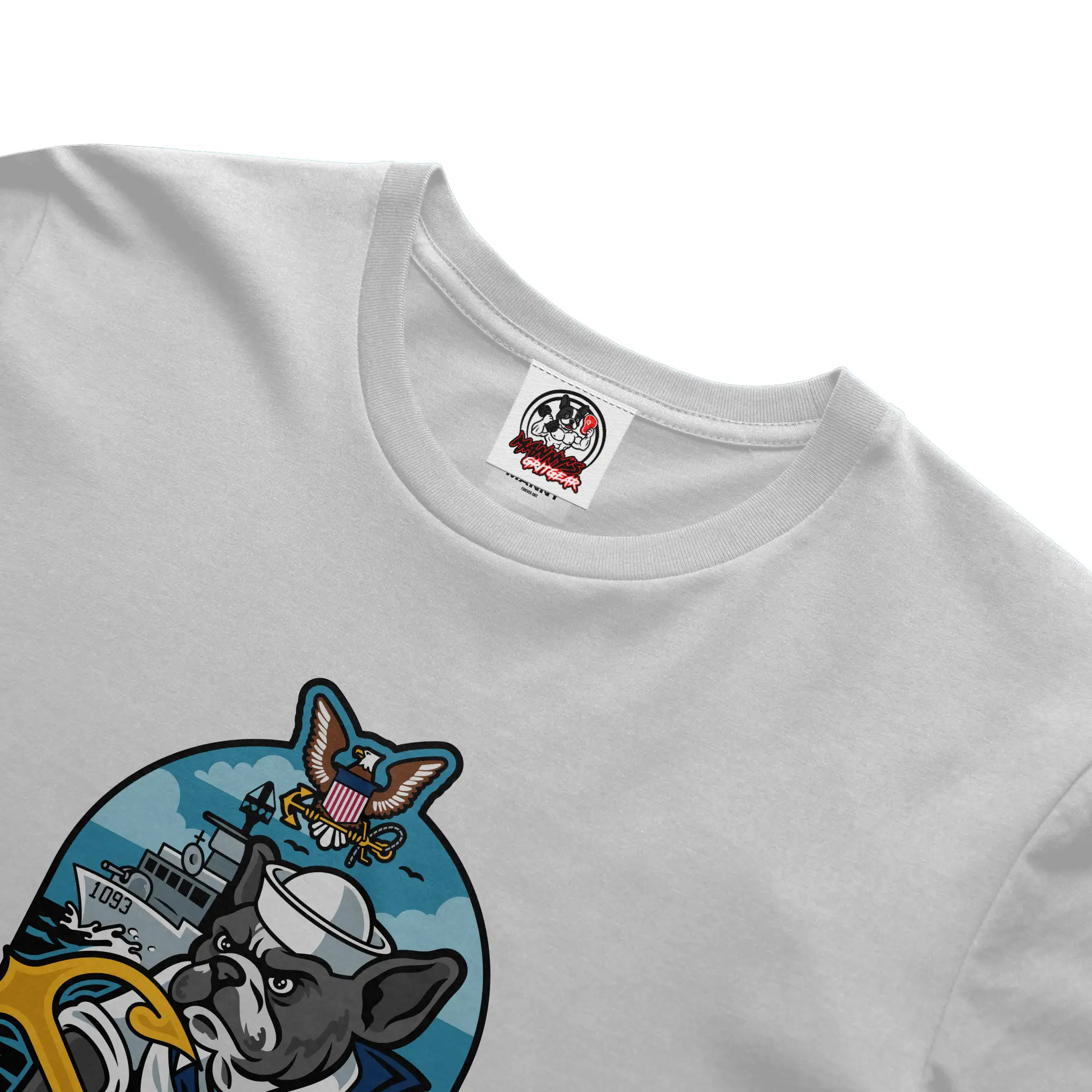 Manny's GritGear Navy Pride T Shirt