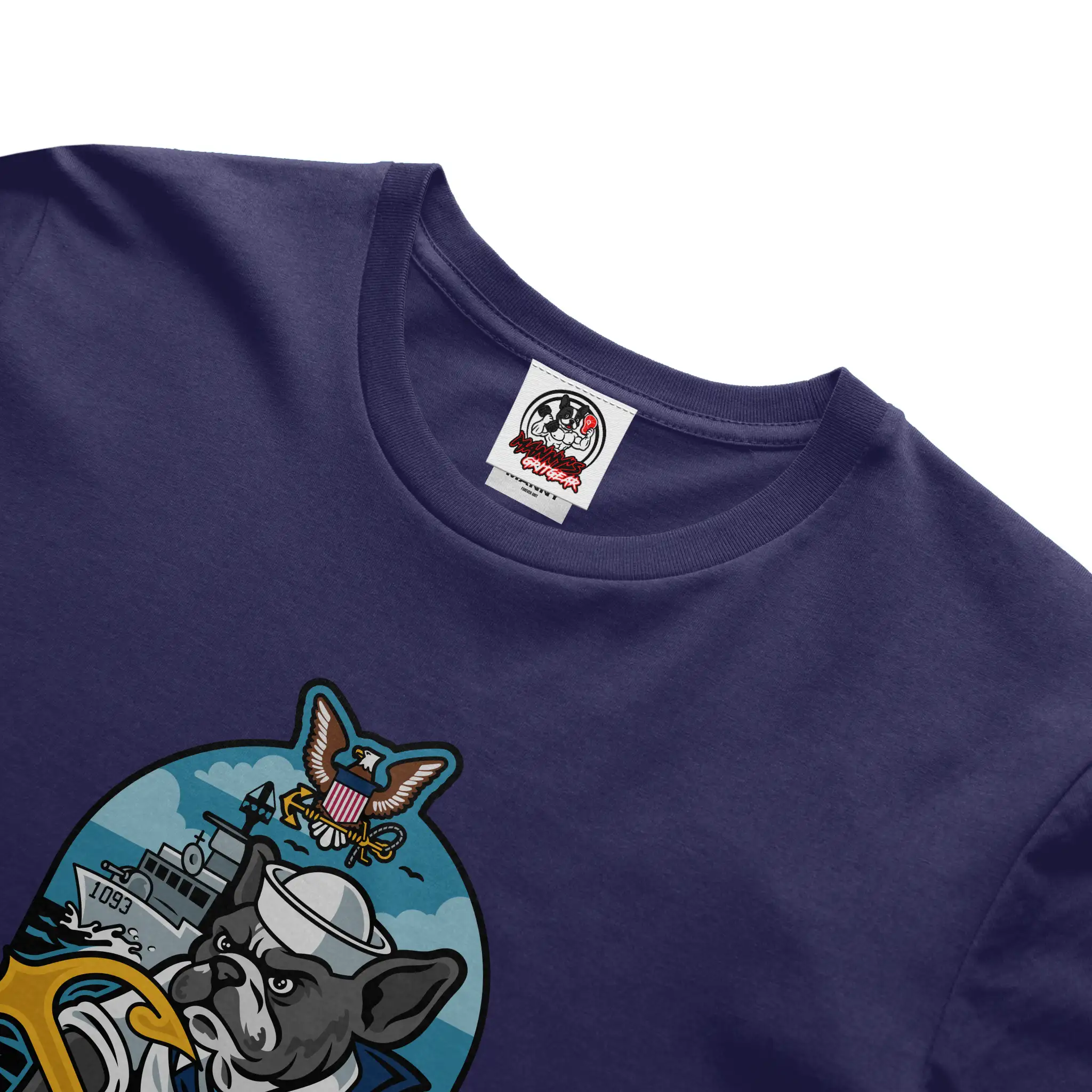 Manny's GritGear Navy Pride T Shirt