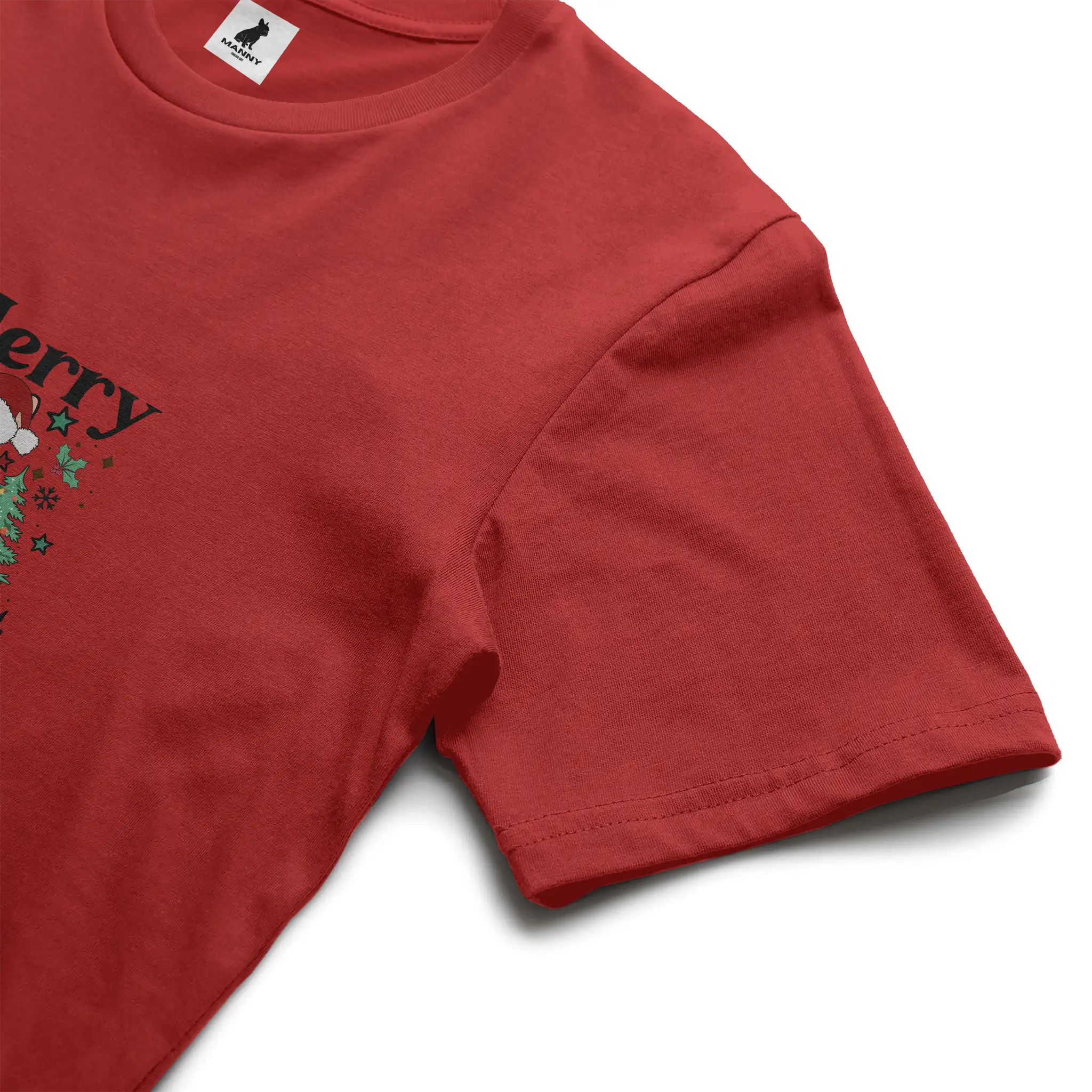 Merry and Bright Frenchie Christmas T Shirt