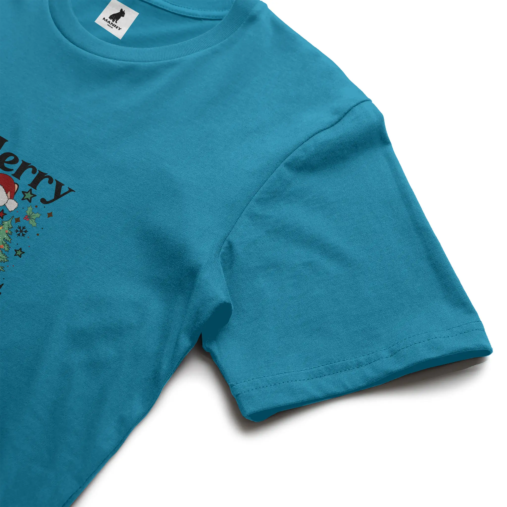 Merry and Bright Frenchie Christmas T Shirt