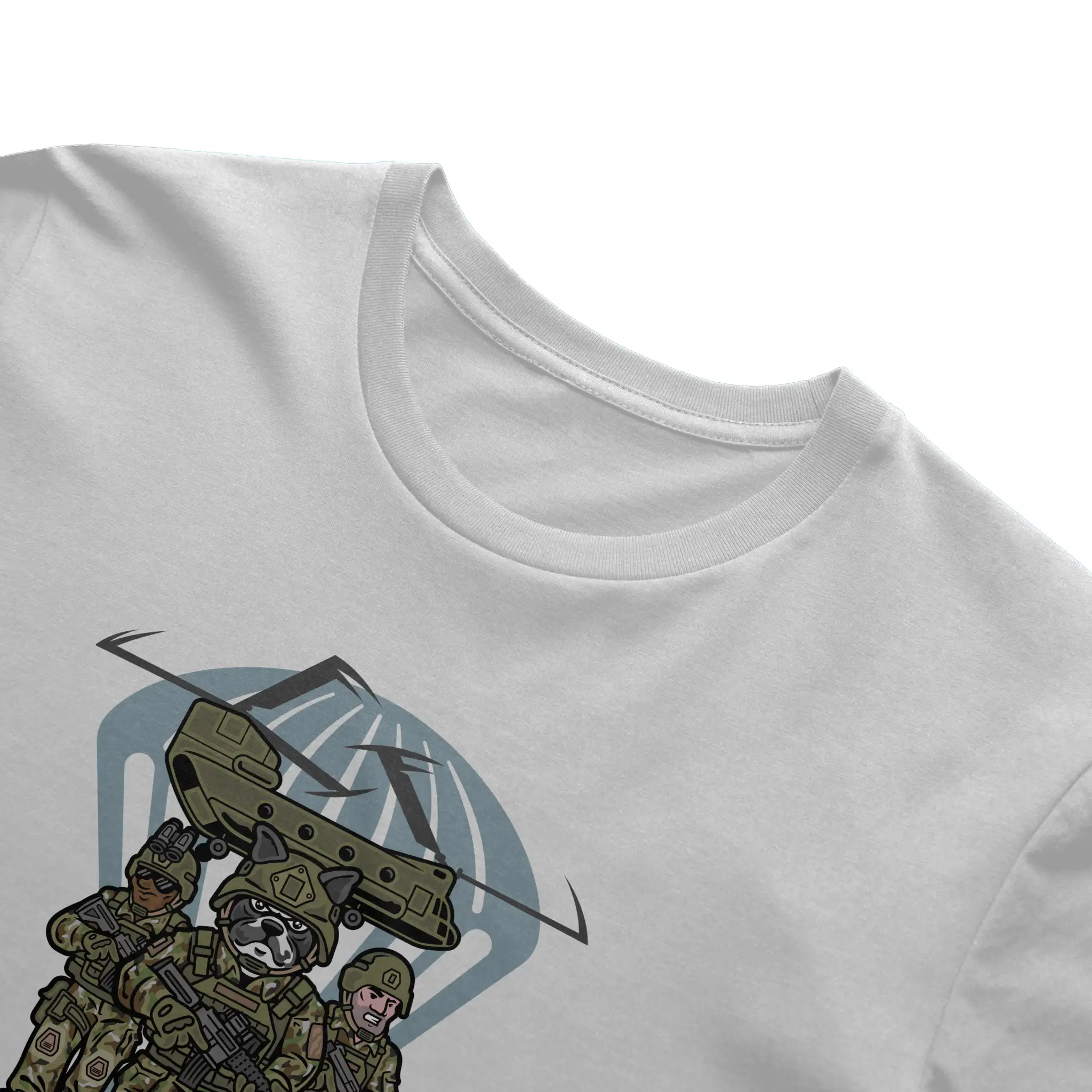Army Airborne Bulldog Tee – “ALL THE WAY!”