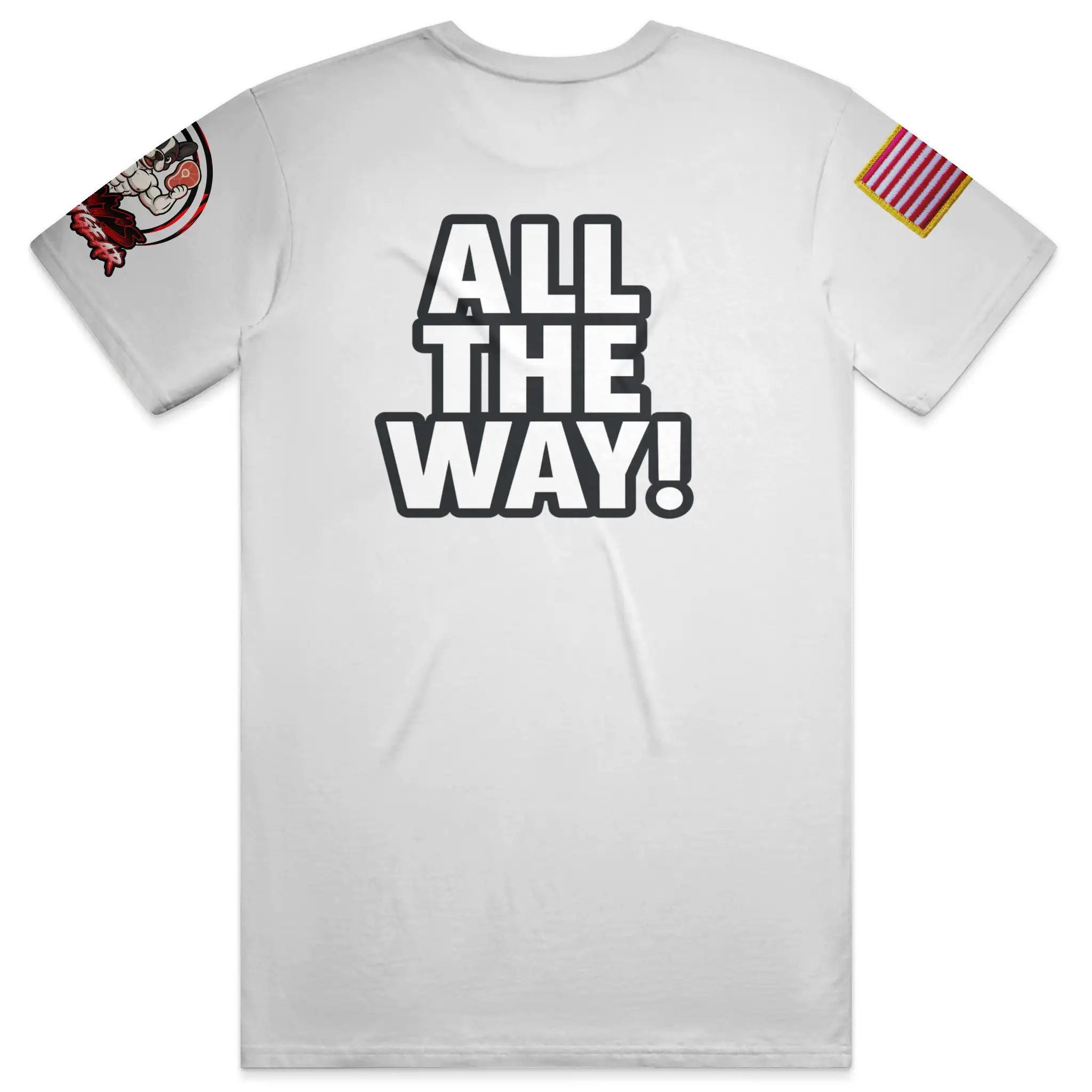 Army Airborne Bulldog Tee – “ALL THE WAY!”