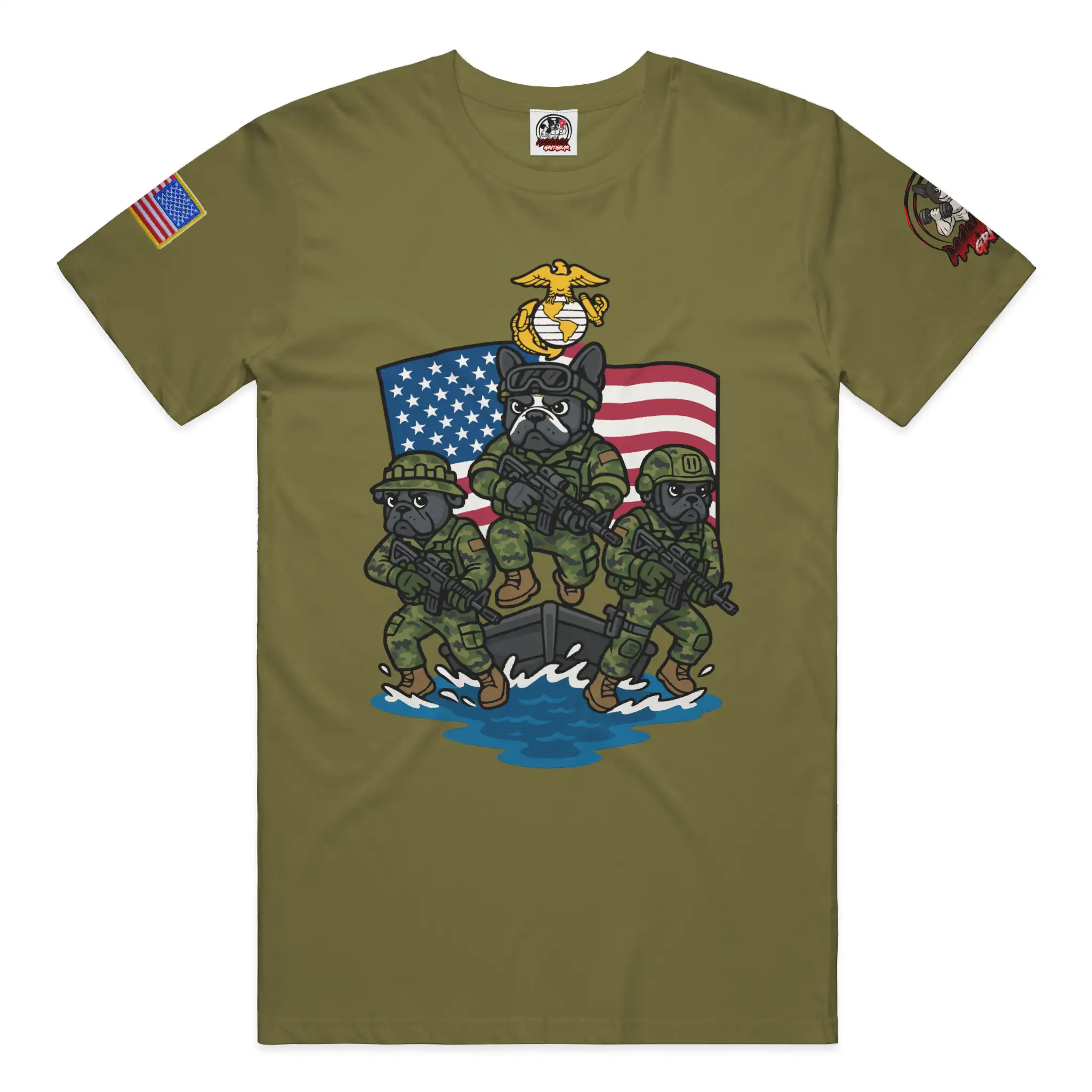 MGG "Semper Fidelis" Marine Corps Bulldog Tee