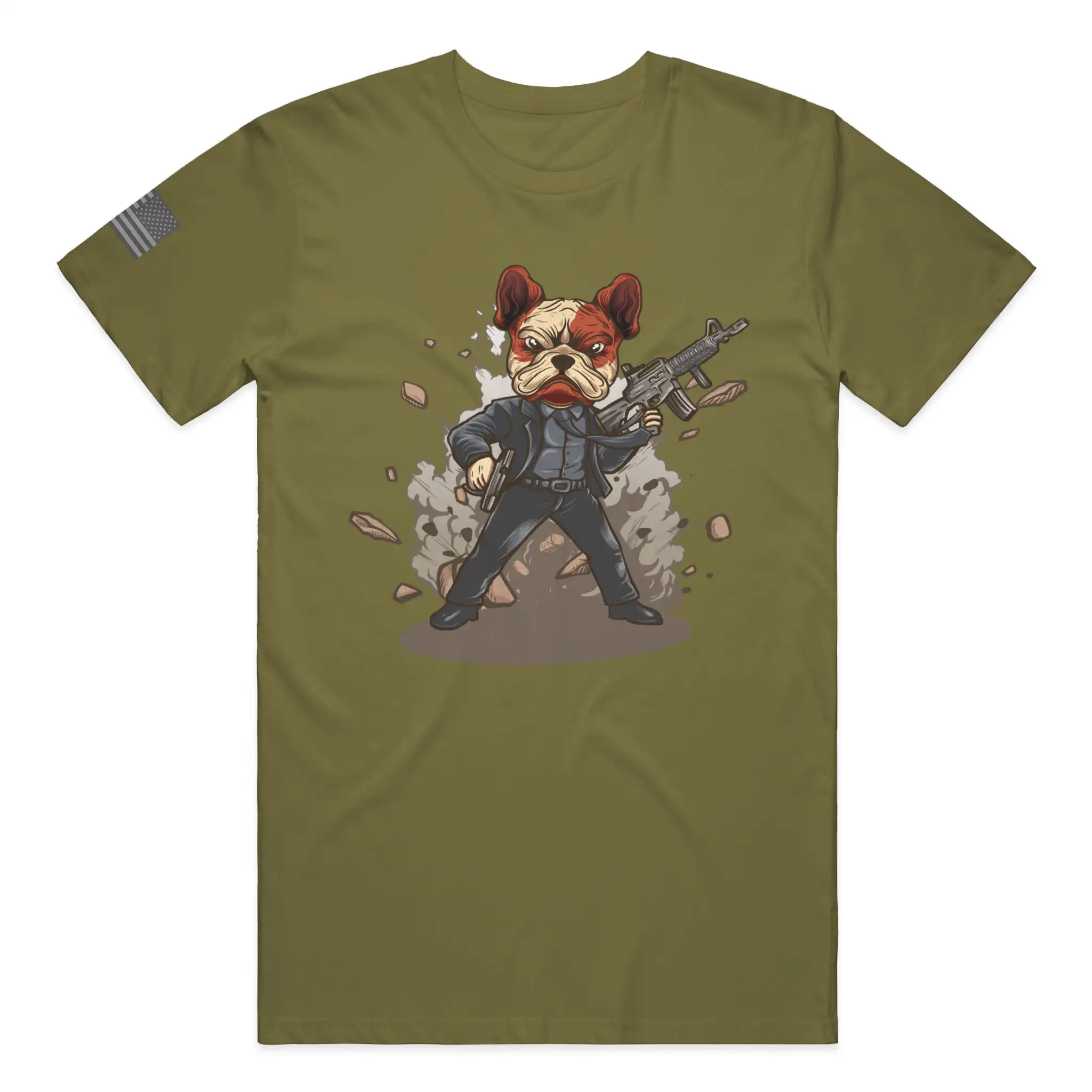 Frenchie Wick limited edition cotton premium T-shirt