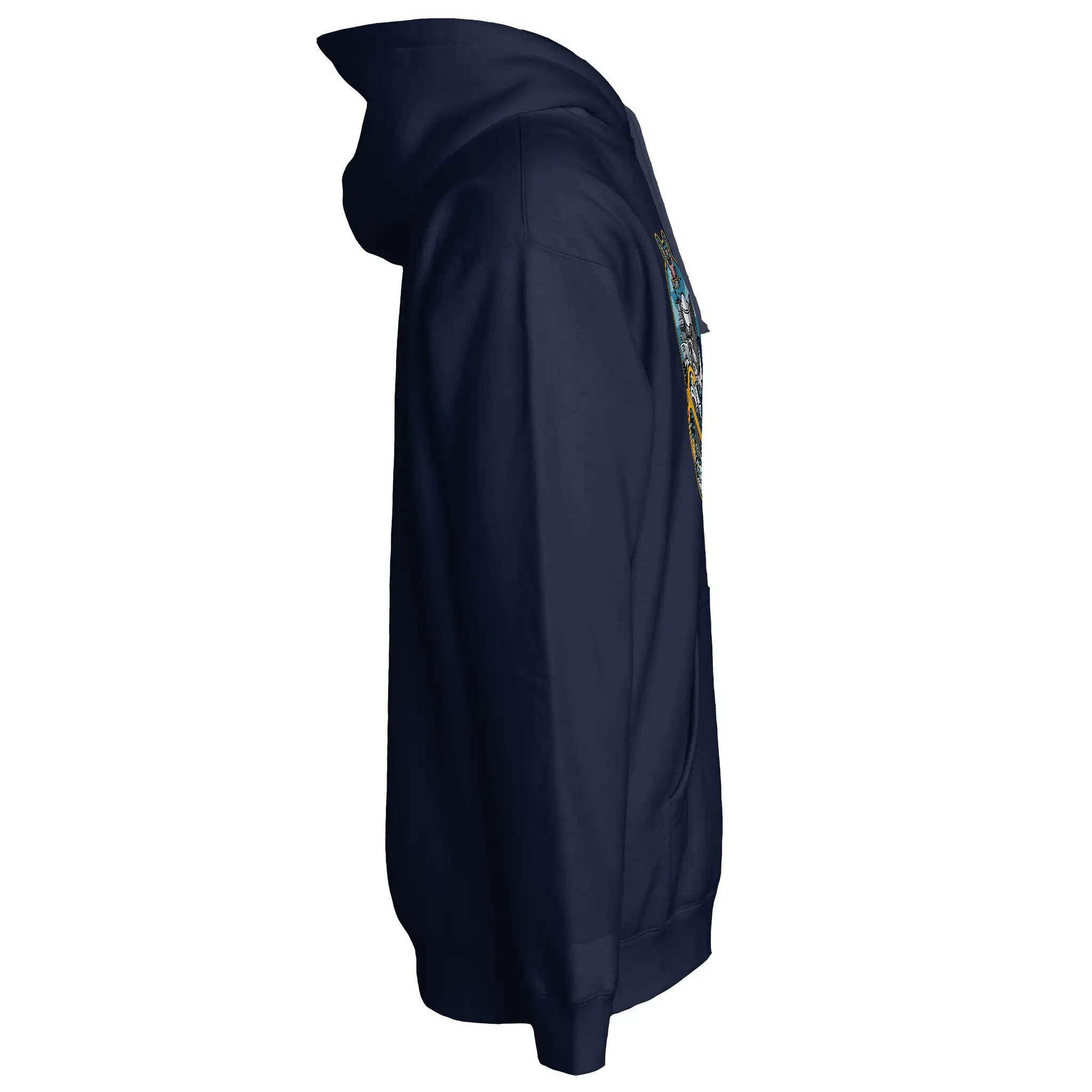 US Navy Frenchie Premium Fleece Pullover Hoodie