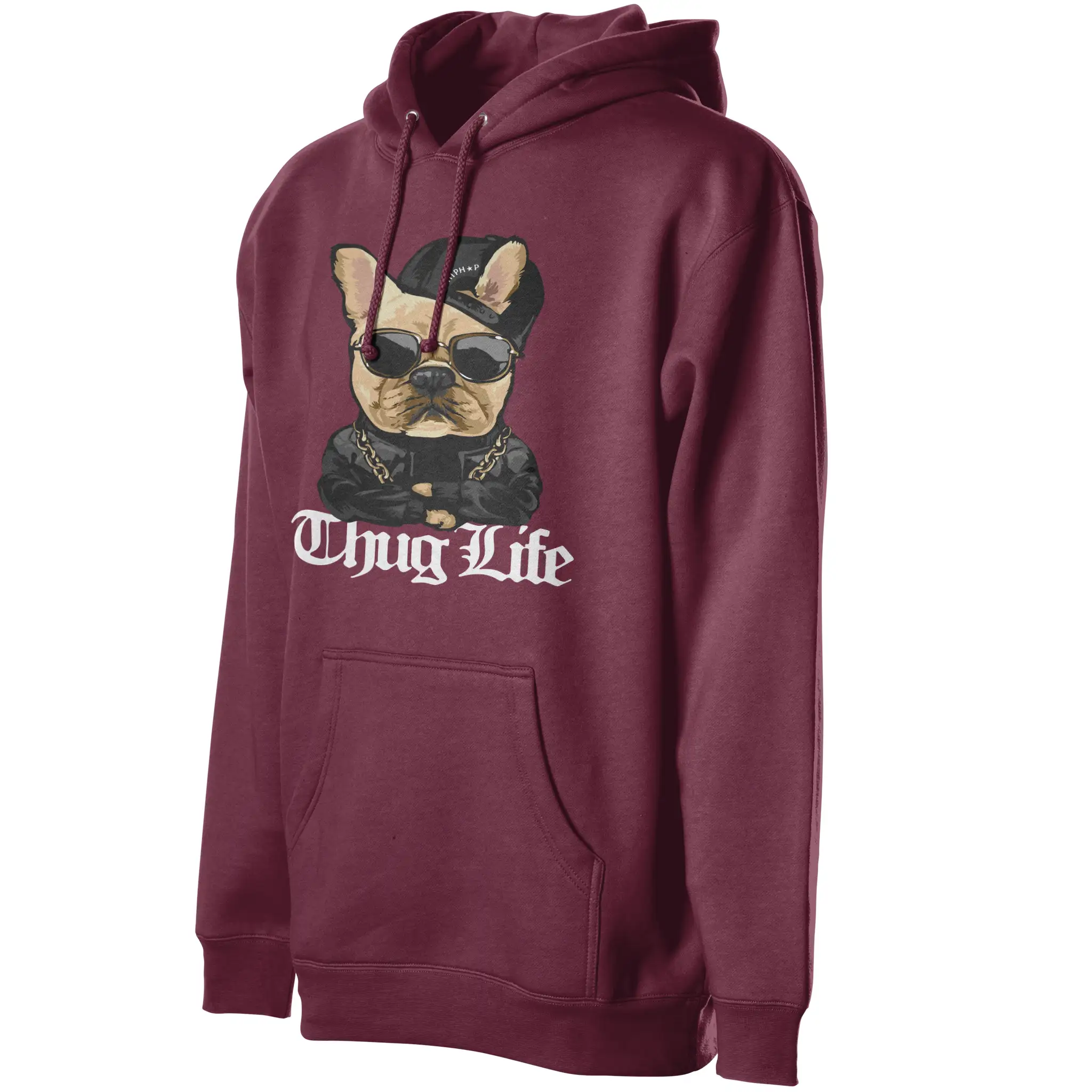 Thug Life Fleece Pullover Hoodie
