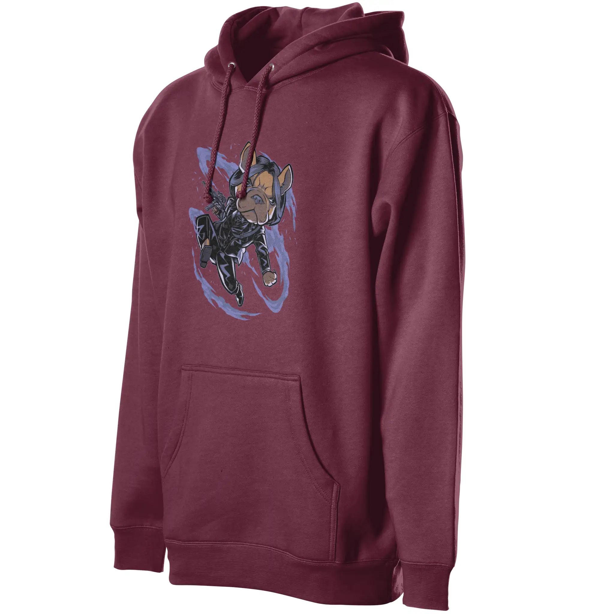 John Wick Frenchie Fleece Pullover Hoodie