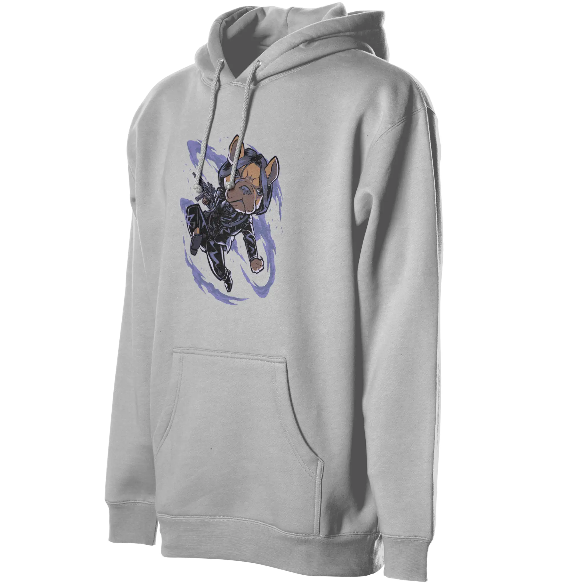 John Wick Frenchie Fleece Pullover Hoodie
