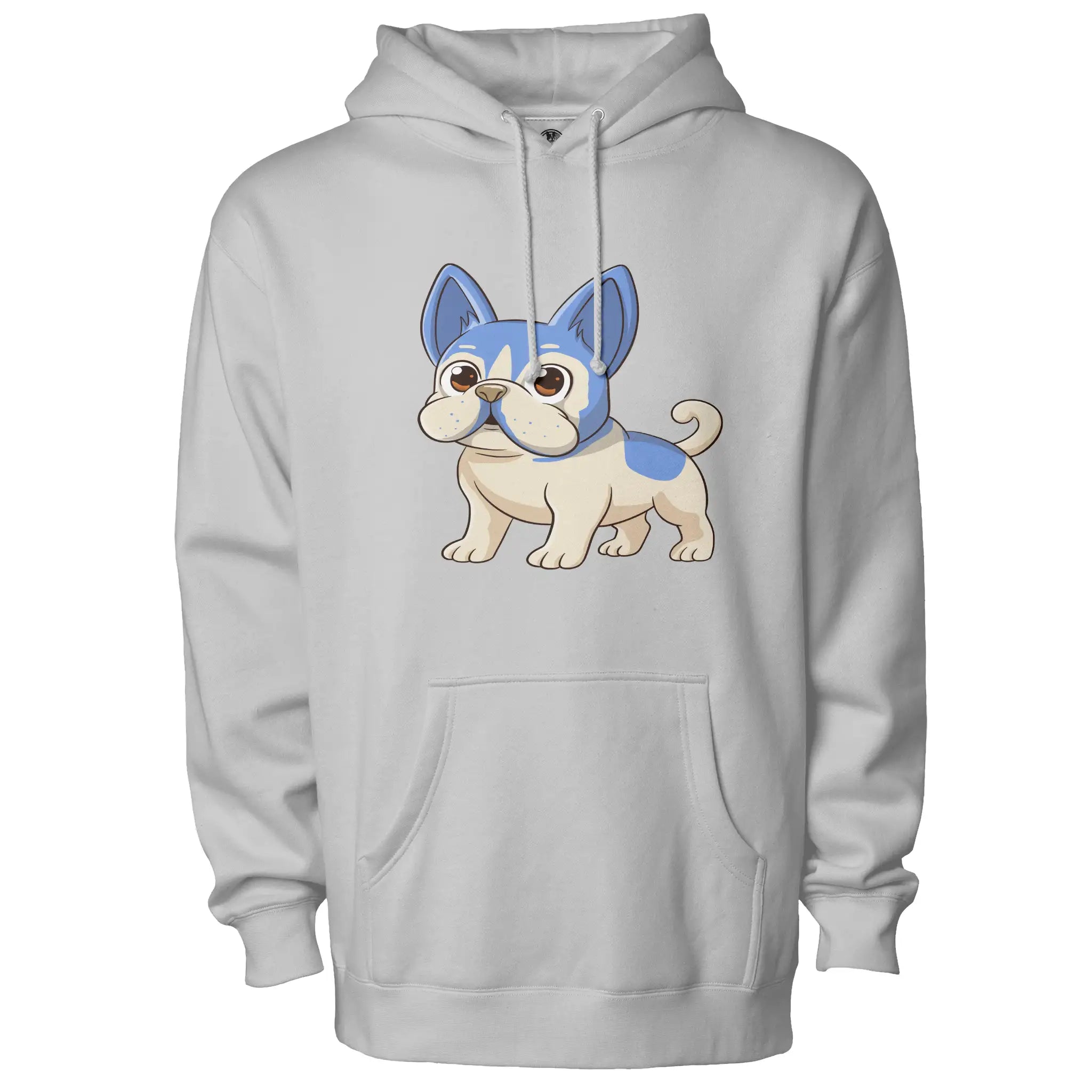 Anime Frenchie Fleece Pullover Hoodie