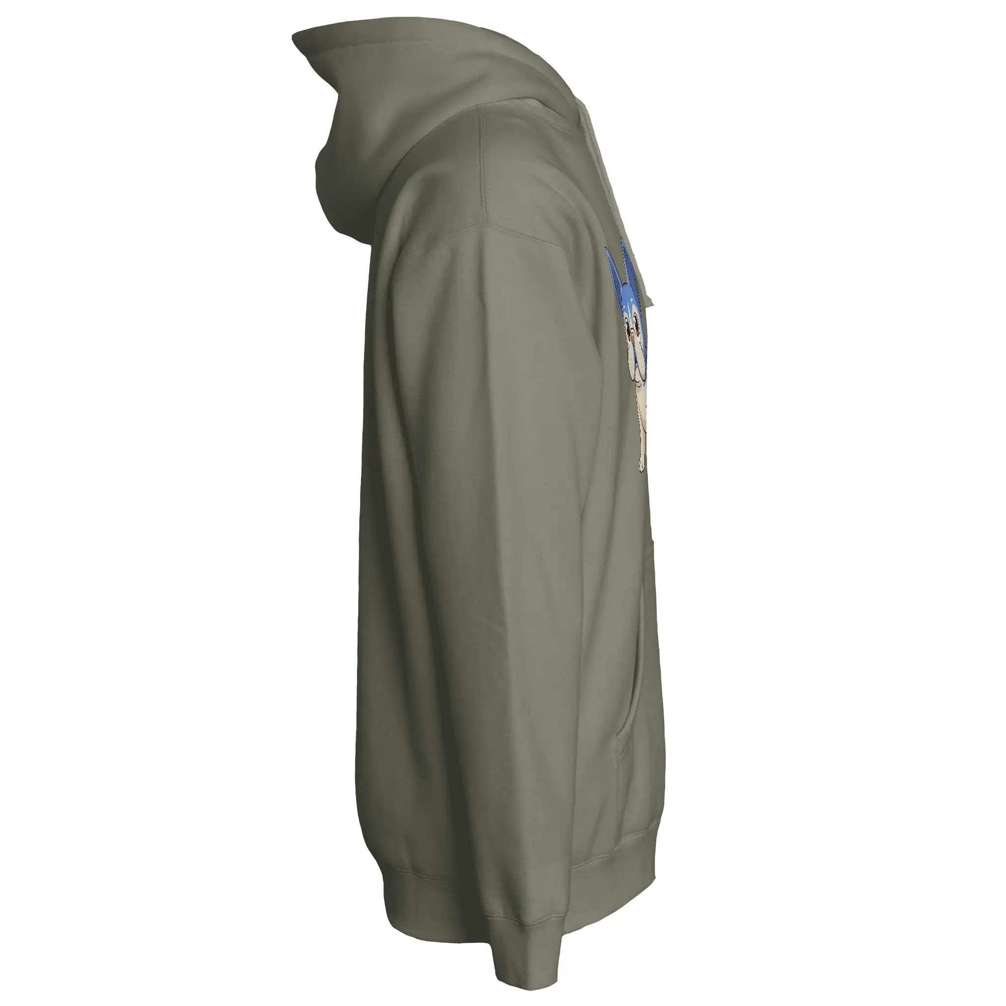 Frenchie Anime Hoodie Fleece Pullover - Cozy Unisex Style with Premium Fabric and Hidden Pockets