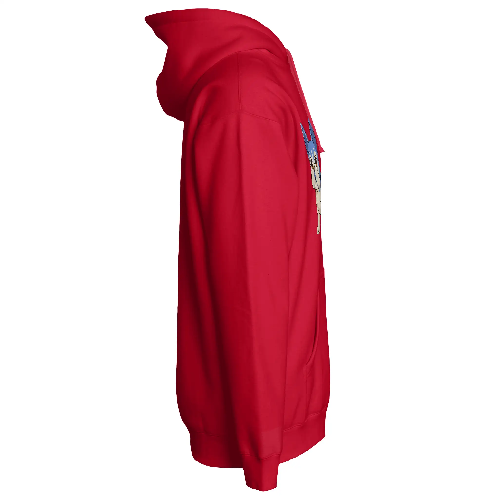 Frenchie Anime Hoodie Fleece Pullover - Cozy Unisex Style with Premium Fabric and Hidden Pockets