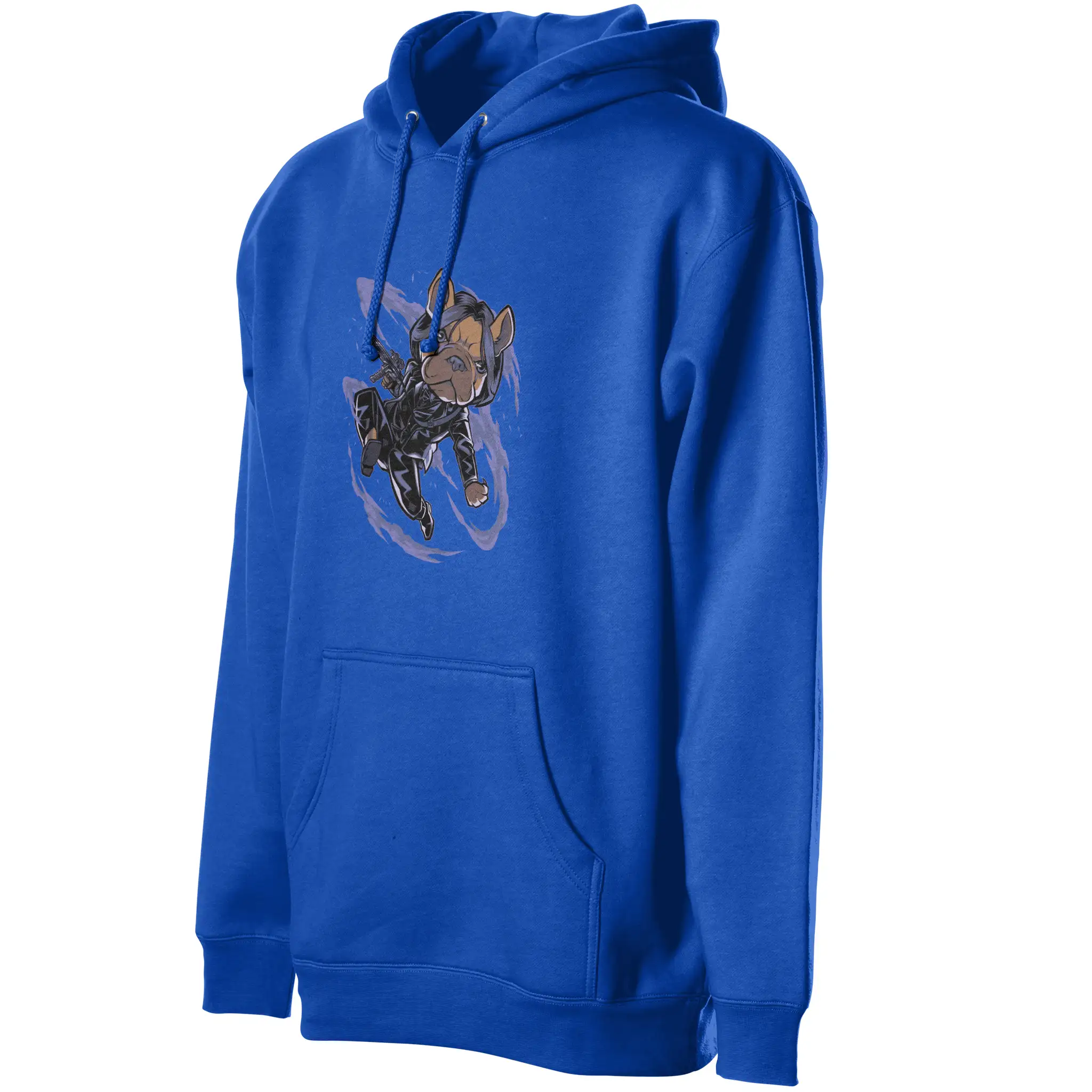 John Wick Frenchie Fleece Pullover Hoodie - Unisex Premium Cotton Dog Dad Apparel #VigilanteStyle #DogFashion #WearYourStory