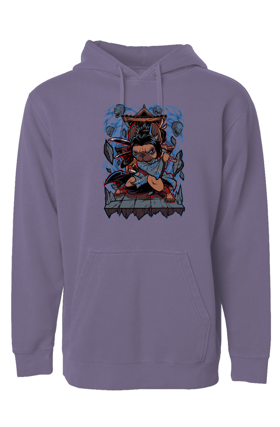 Geisha Frenchie Pigment Dyed Hoodie