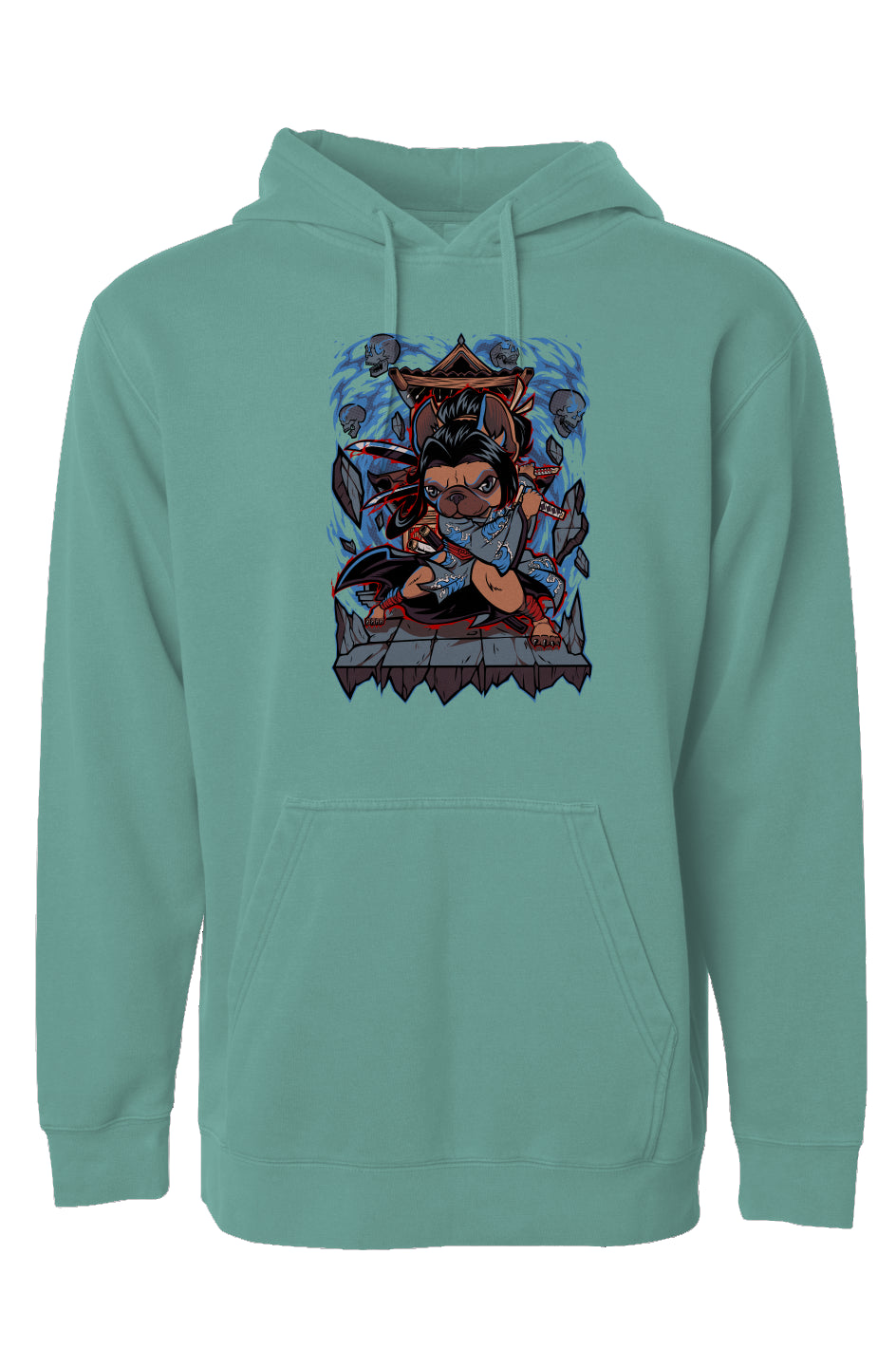 Geisha Frenchie Pigment Dyed Hoodie