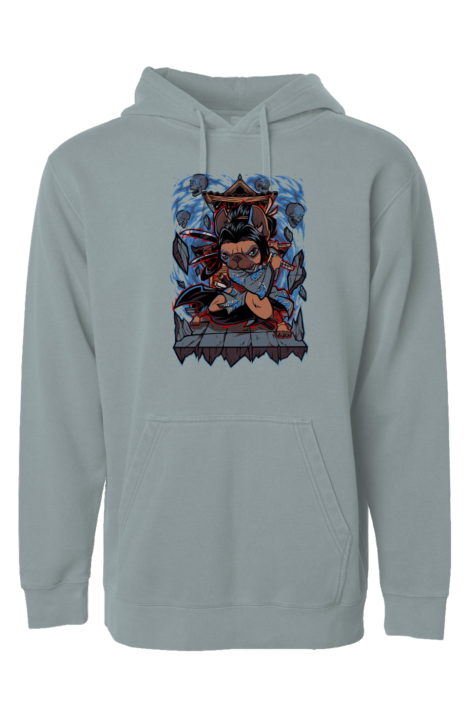 Geisha Frenchie Pigment Dyed Hoodie