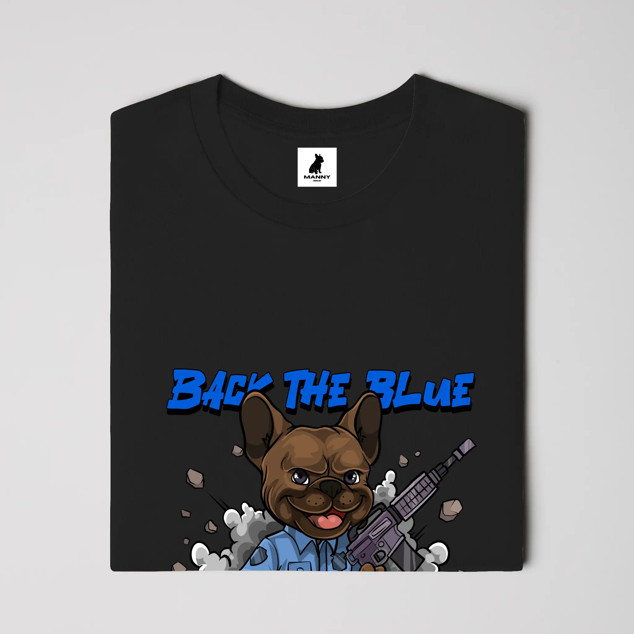 Policeman Frenchie T Shirt