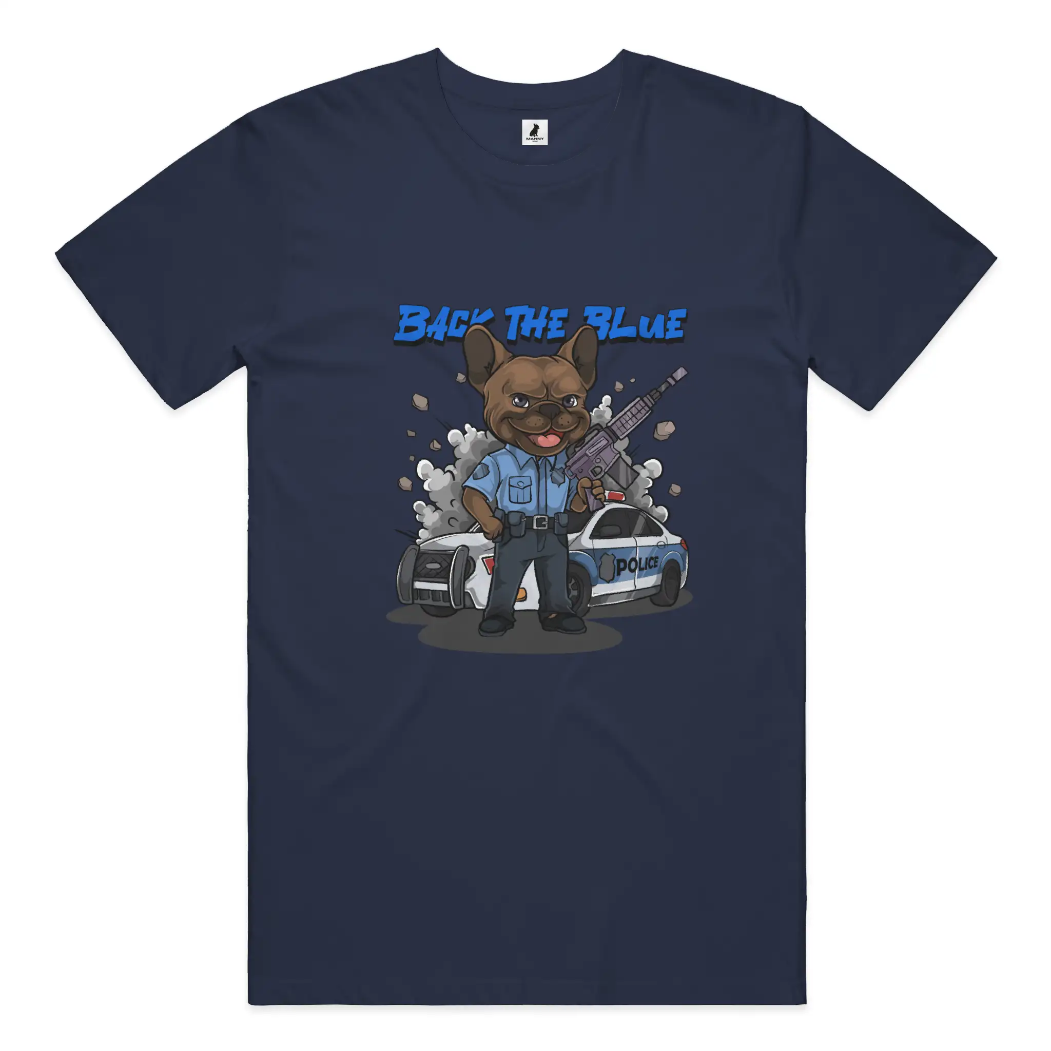 Policeman Frenchie T Shirt