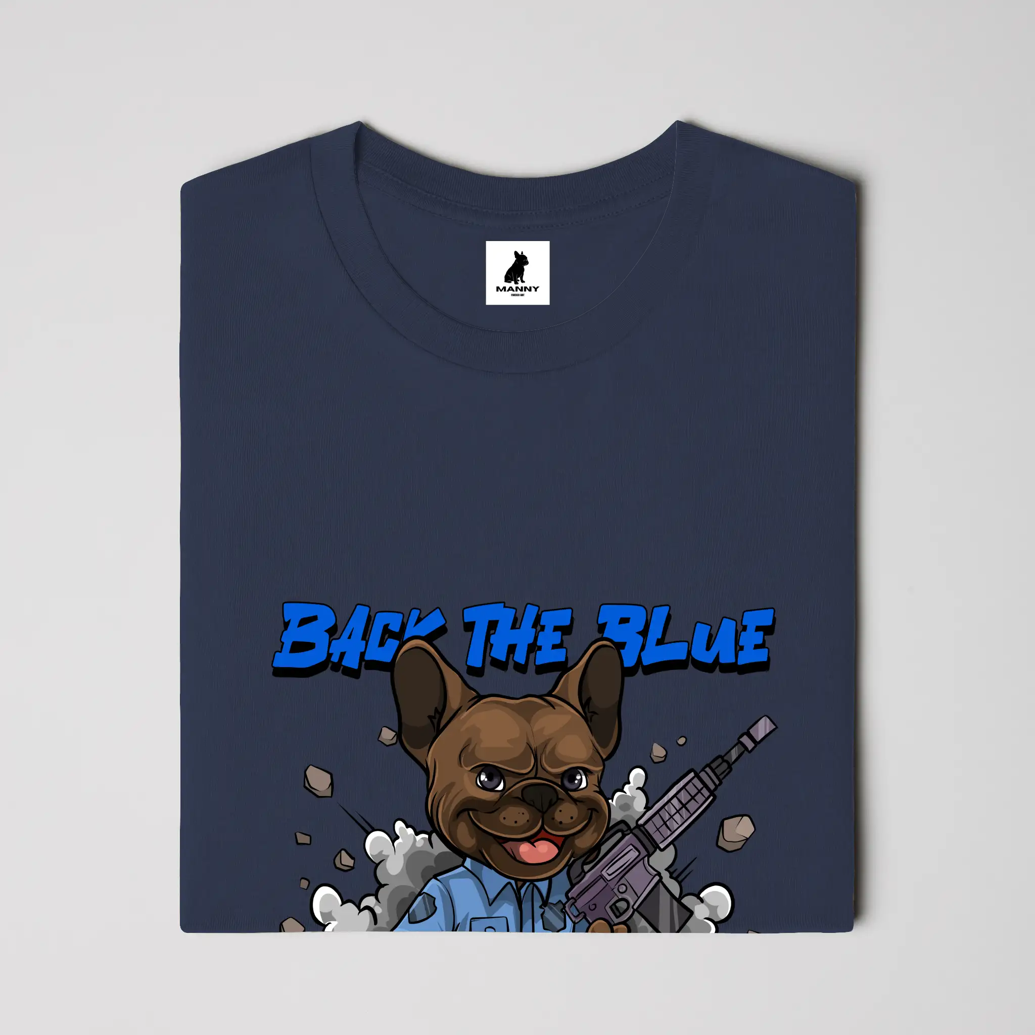 Policeman Frenchie T Shirt