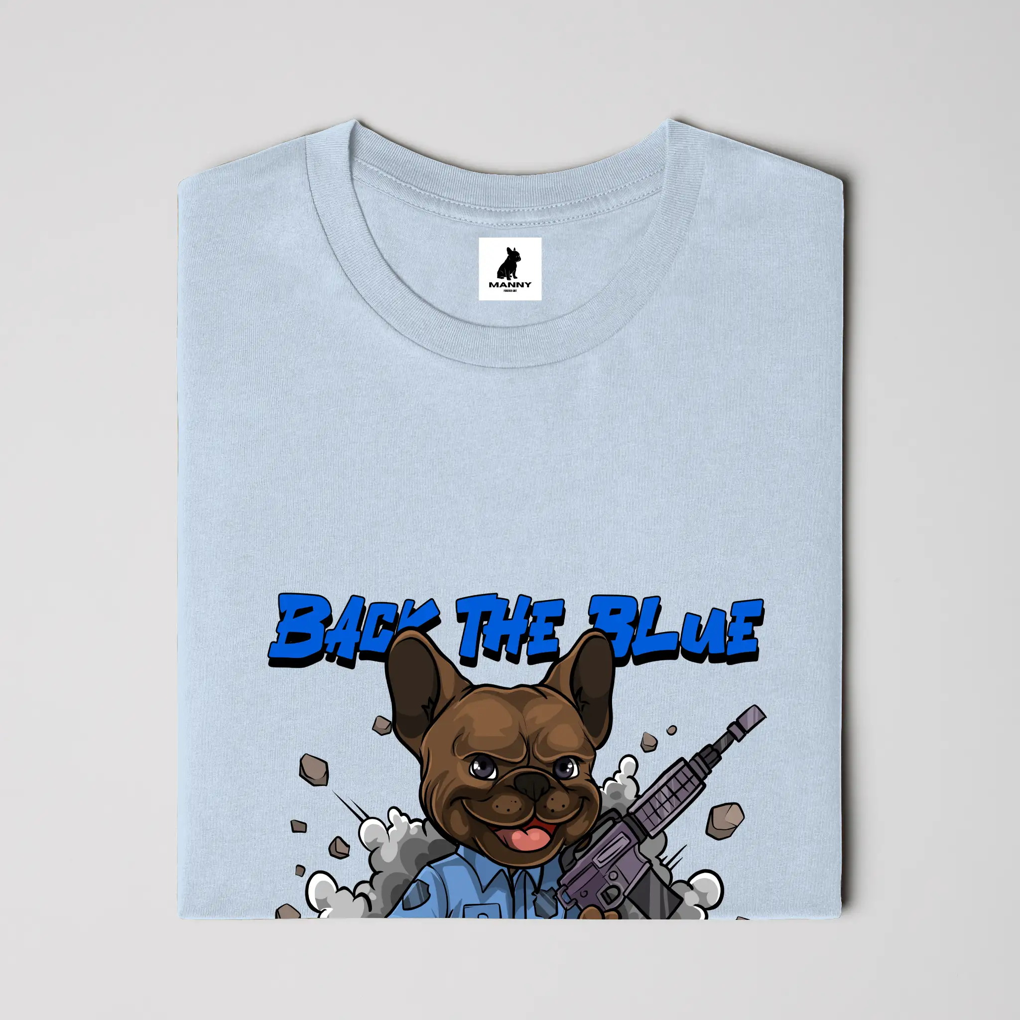 Policeman Frenchie T Shirt