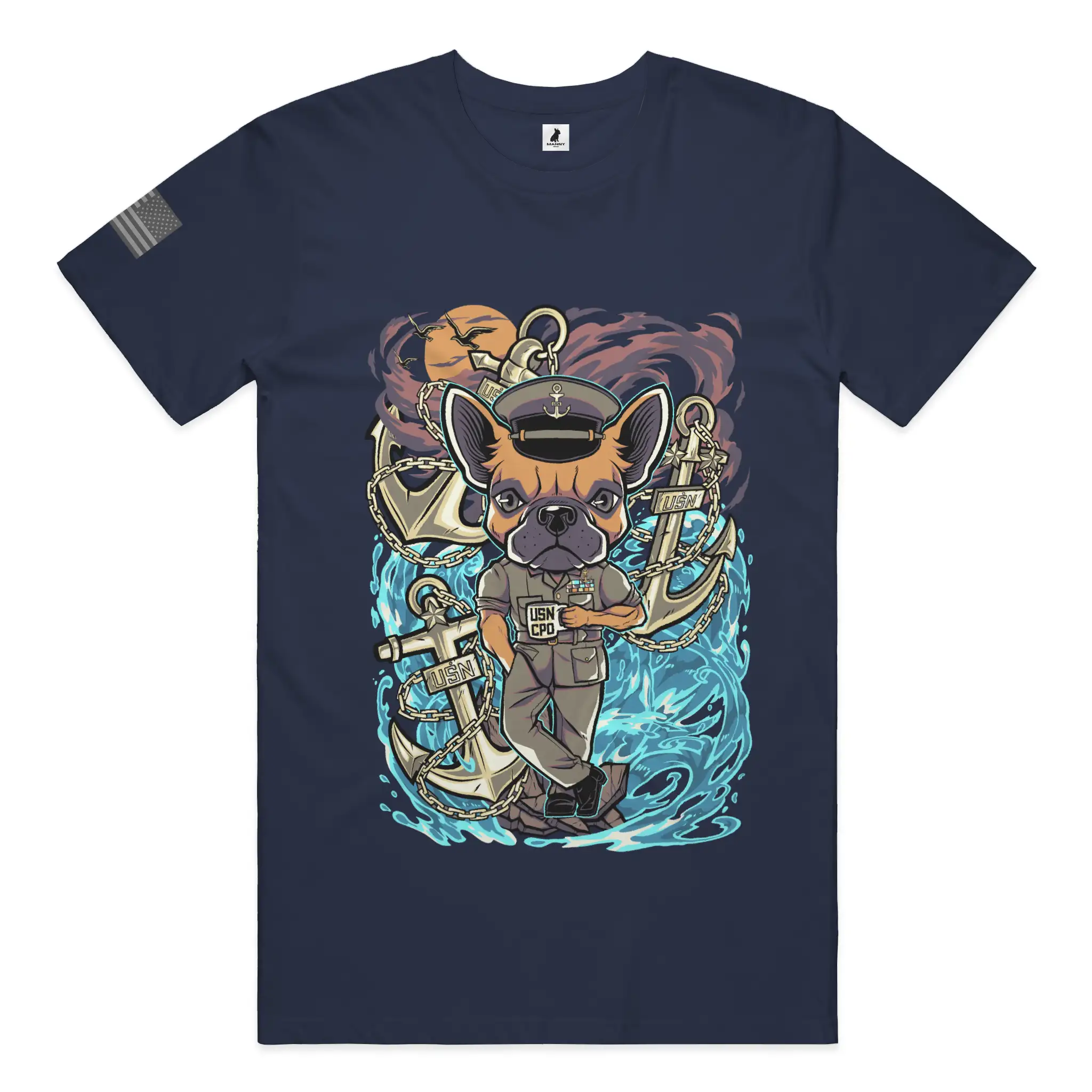 Manny's Navy Chief T Shirt