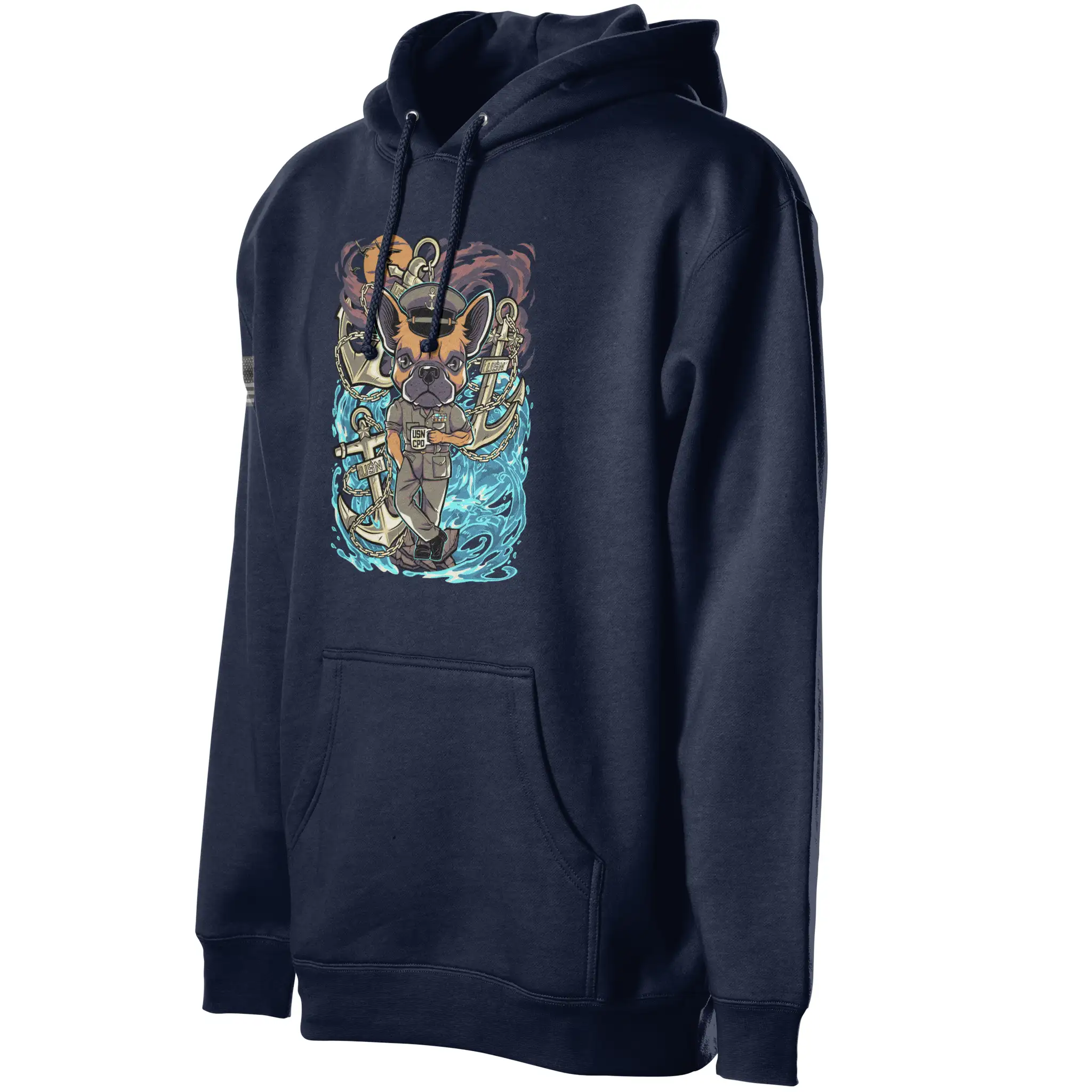 Manny's Navy Chief Fleece Pullover Hoodie