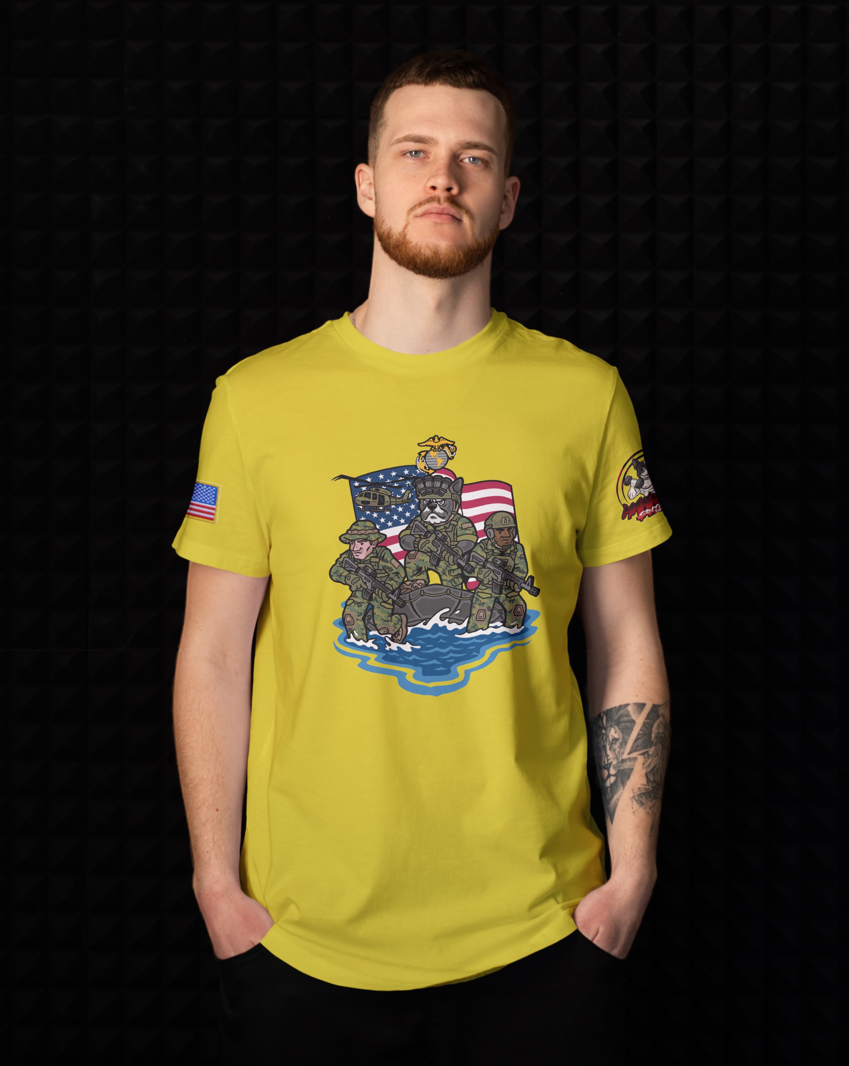 Marine Corps Bulldog Operator Tee | Premium Soft Cotton USMC Shirt for Veterans