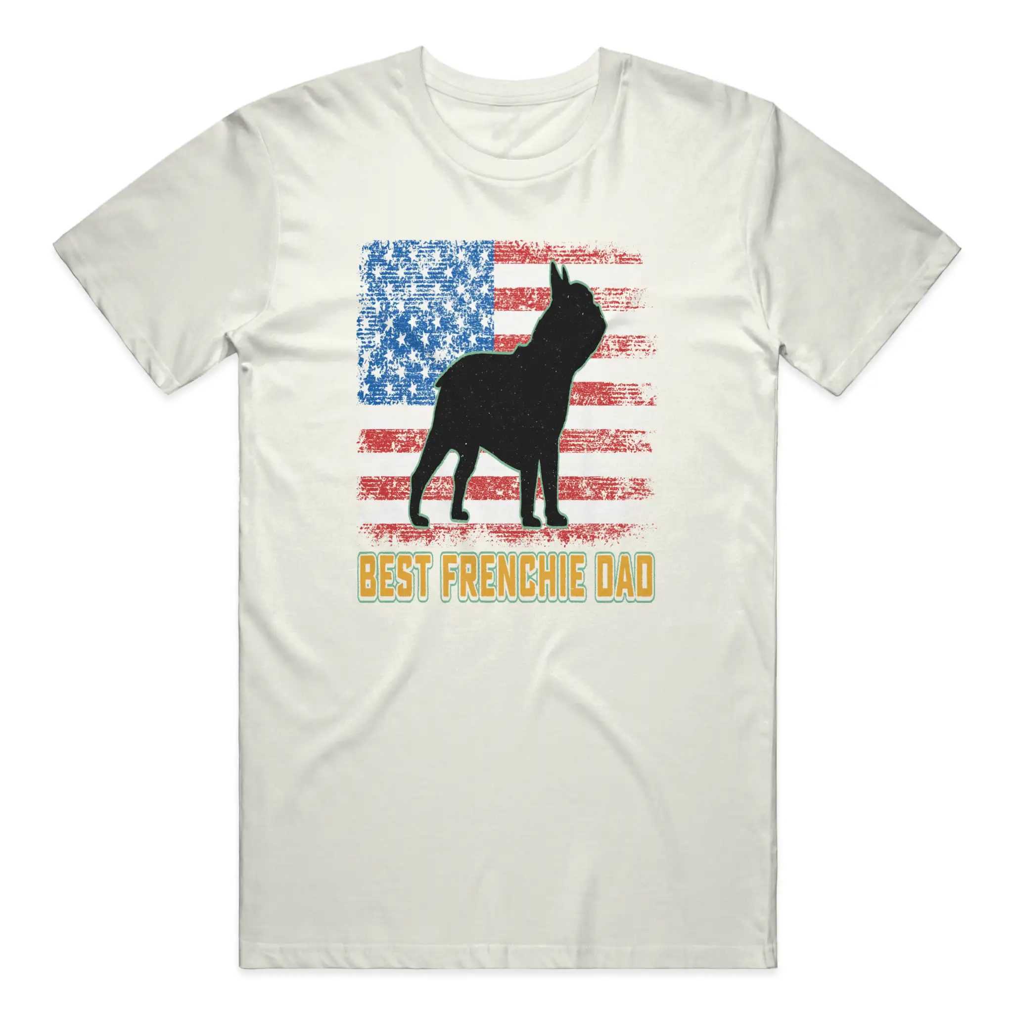 Frenchie Dad T-Shirt – Soft Cotton, Unisex Fit, Frenchie Life Collection