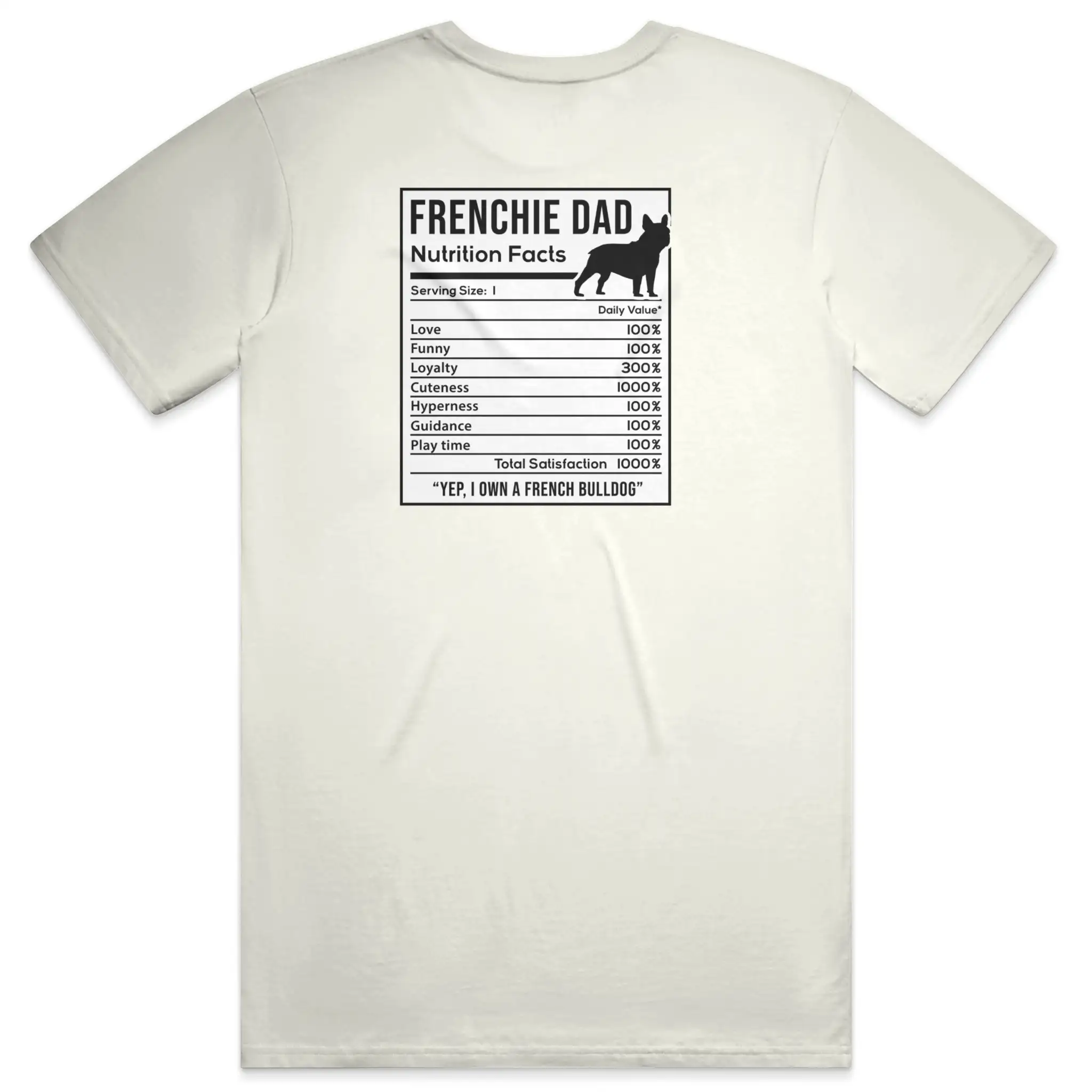 Frenchie Dad T-Shirt – Soft Cotton, Unisex Fit, Frenchie Life Collection
