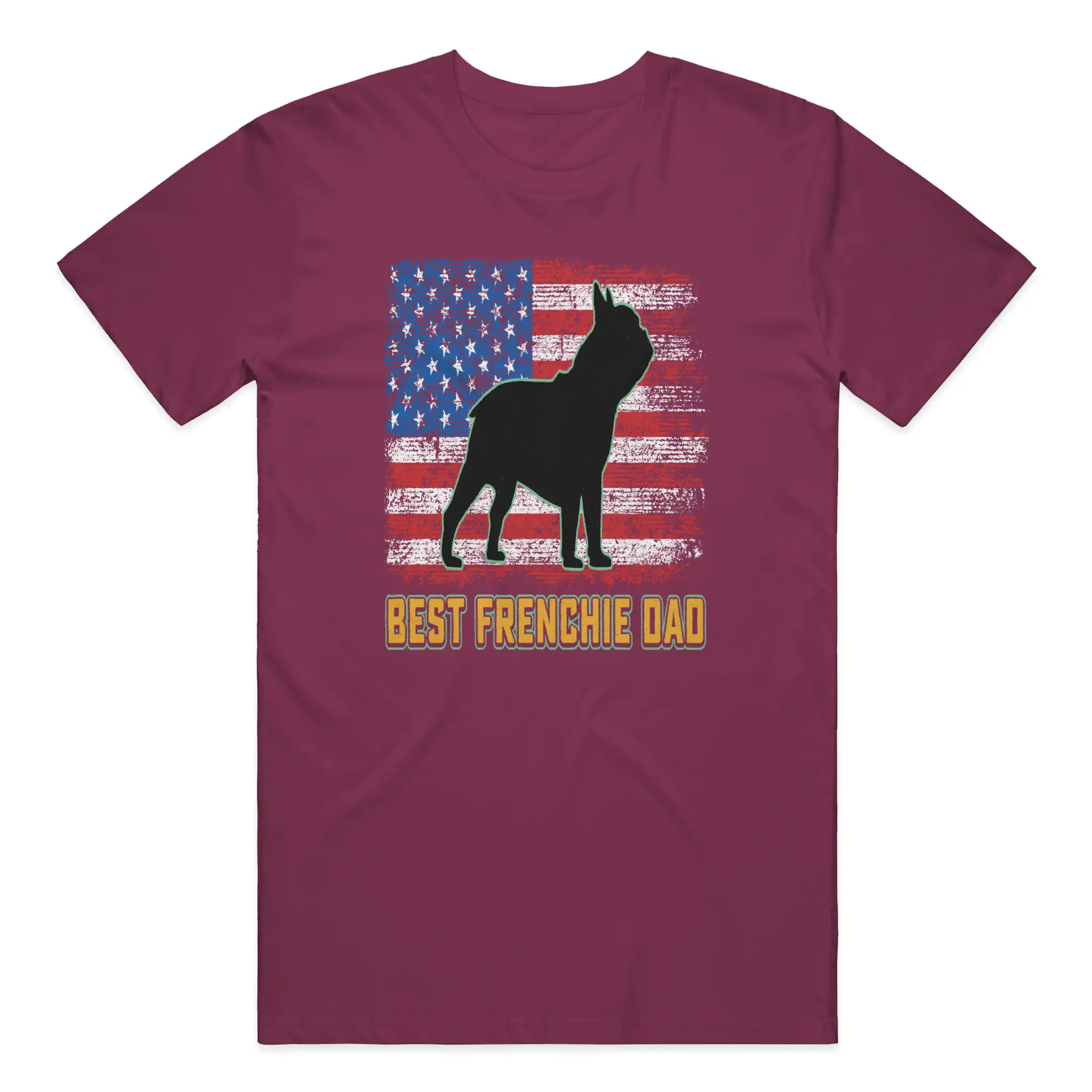 Frenchie Dad T-Shirt – Soft Cotton, Unisex Fit, Frenchie Life Collection