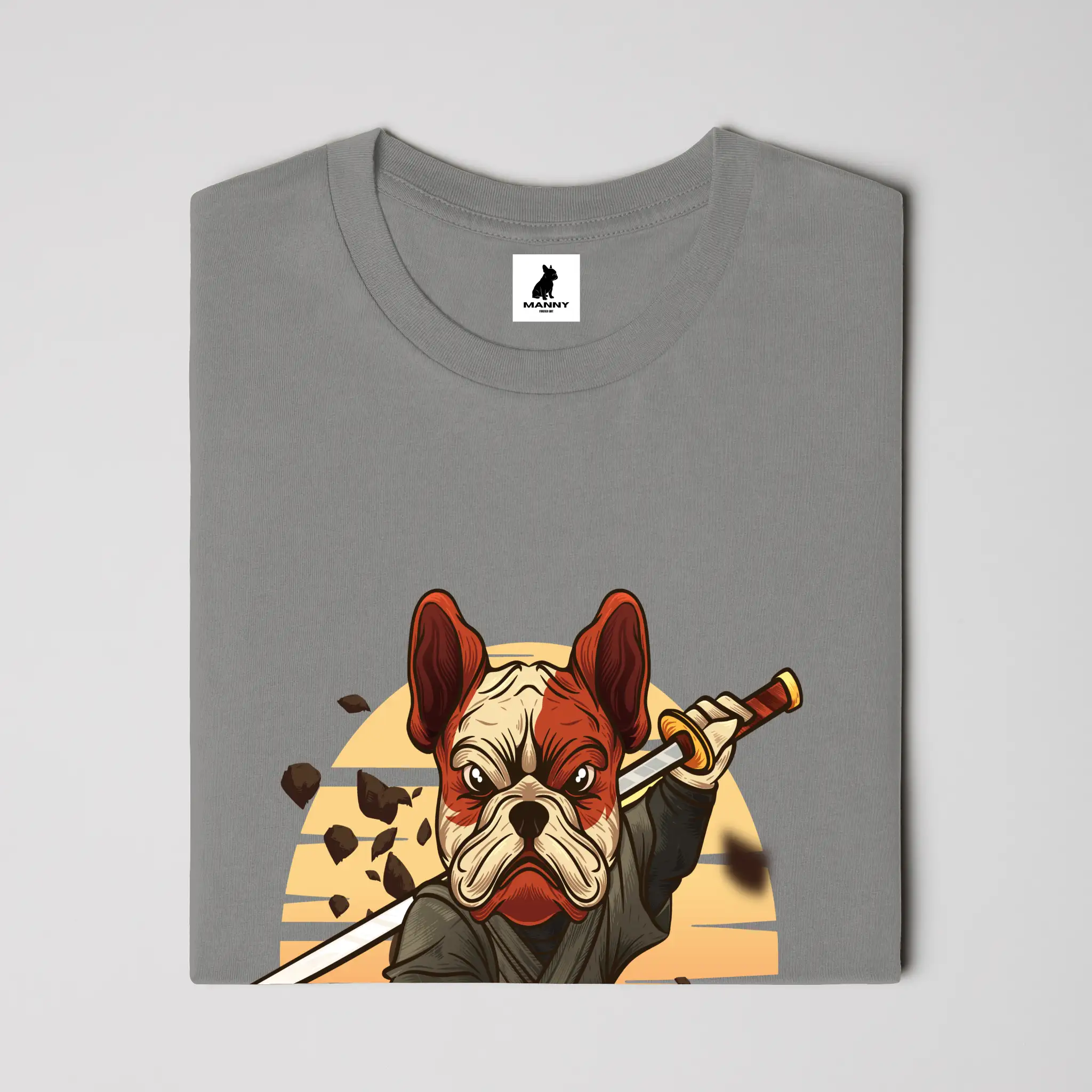 Samurai French Bulldog shirt