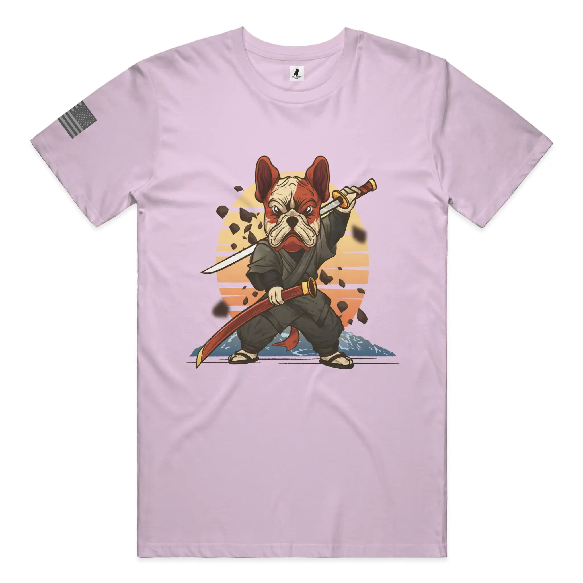 Samurai French Bulldog shirt