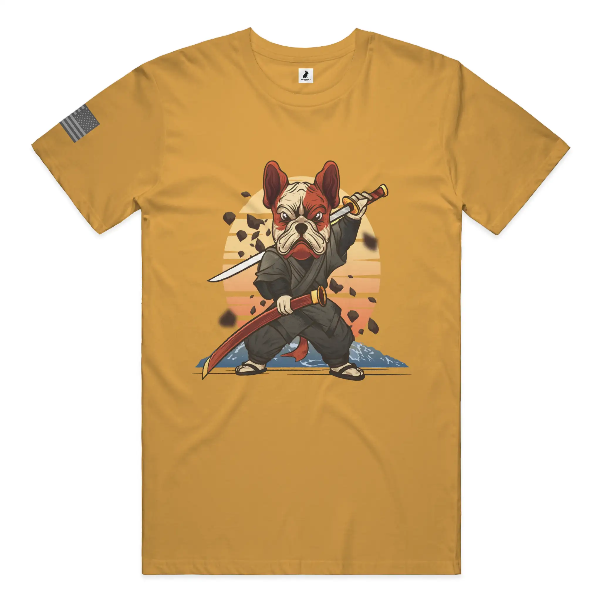 Samurai French Bulldog shirt