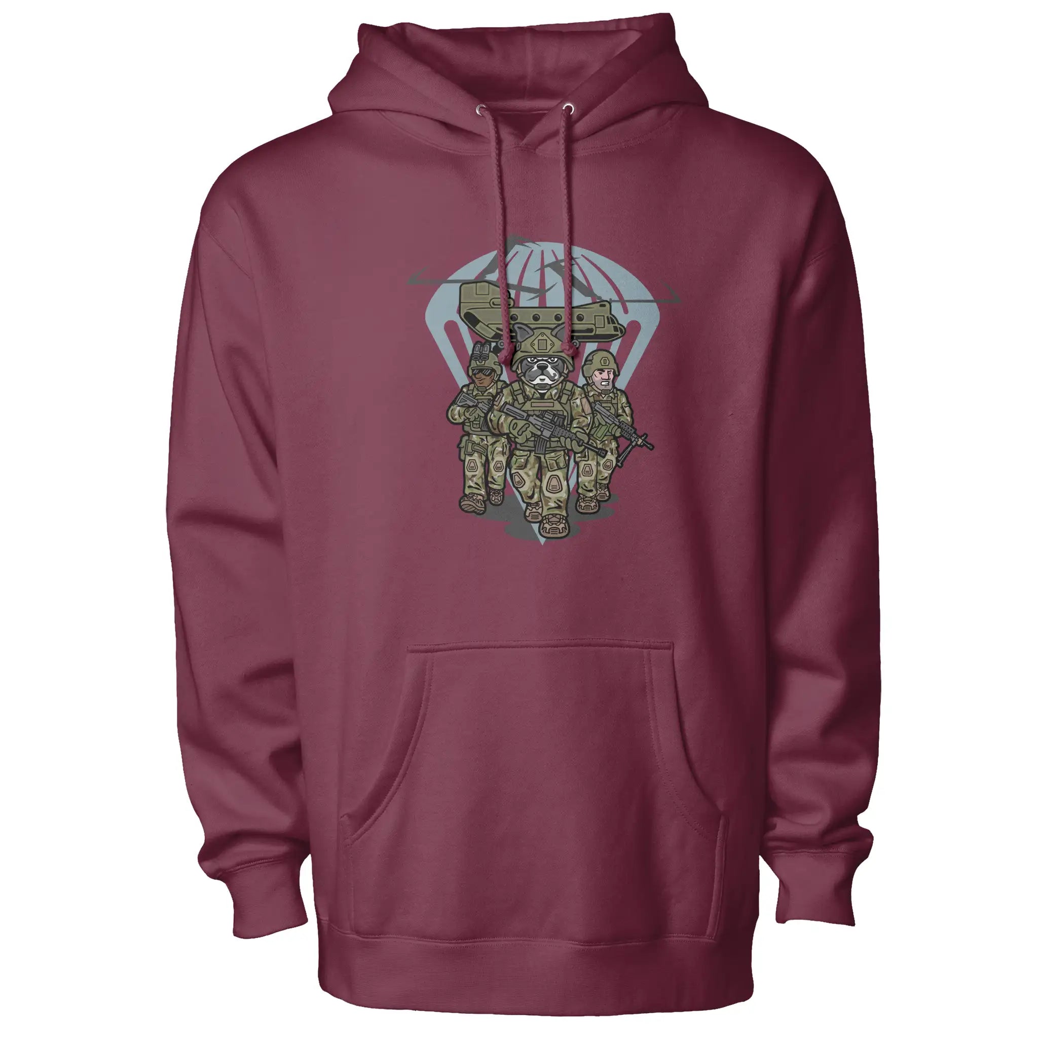 US Army Frenchy Premium Fleece Pullover Hoodie