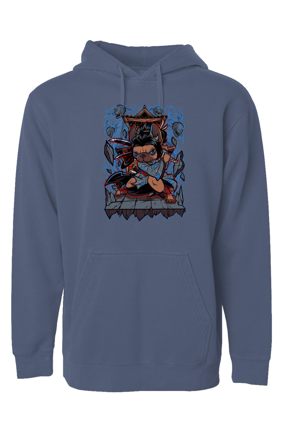 Geisha Frenchie Pigment Dyed Hoodie