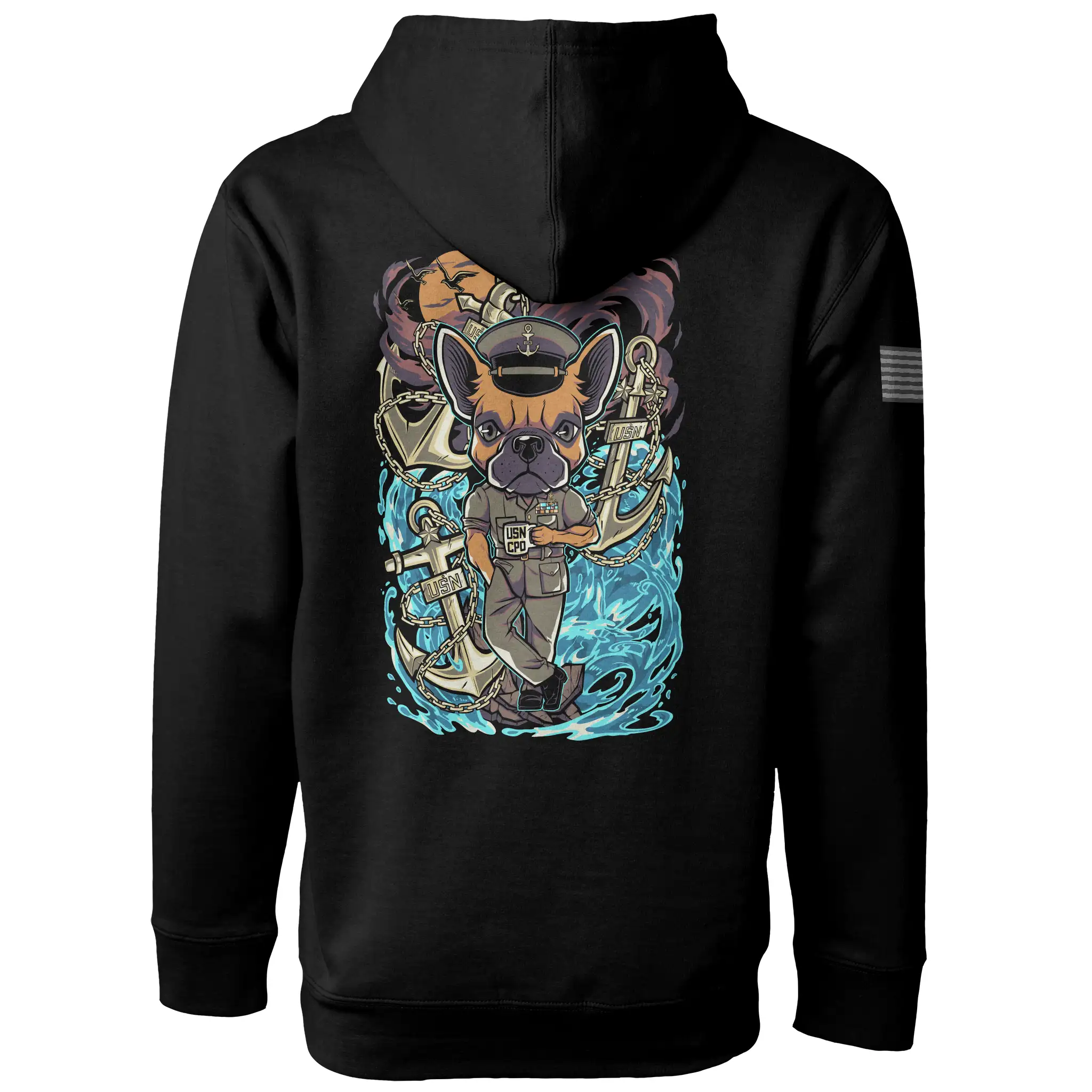 Navy Chief Fleece Pullover Hoodie