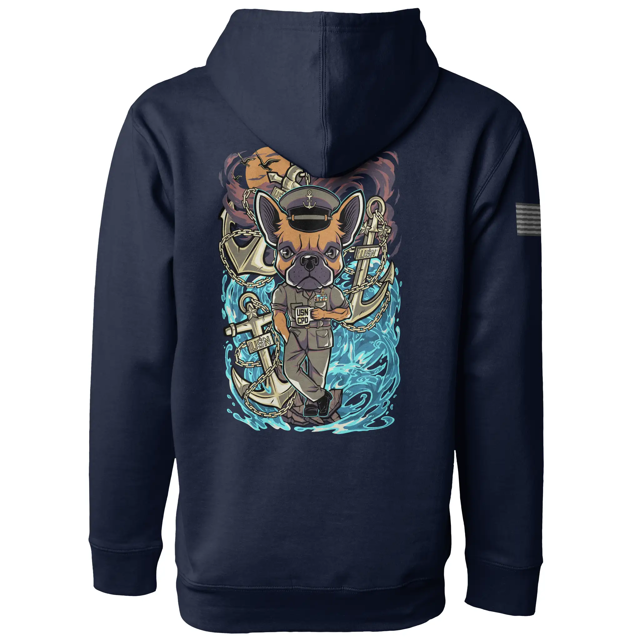 Navy Chief Fleece Pullover Hoodie