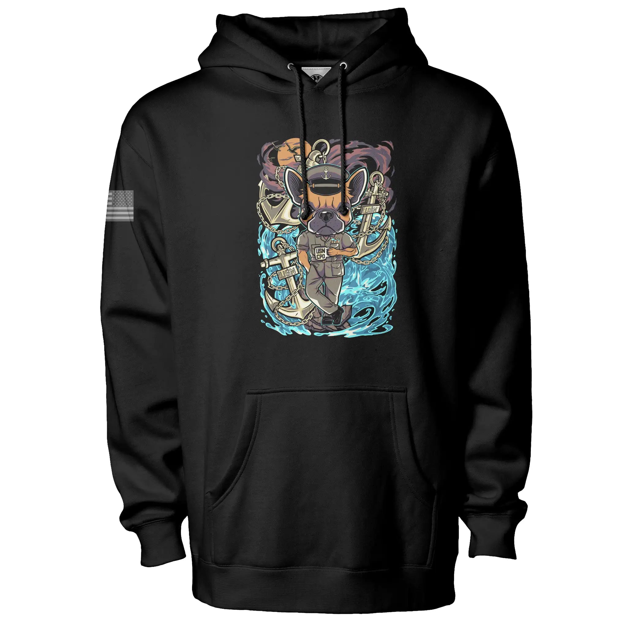 Manny's Navy Chief Fleece Pullover Hoodie