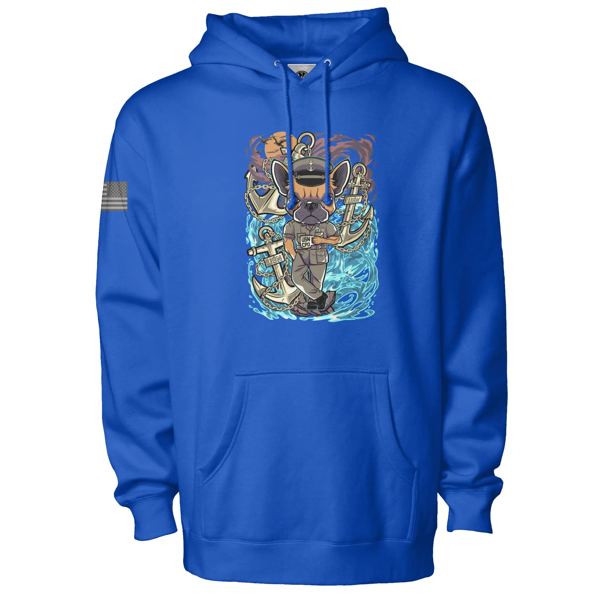 Manny's Navy Chief Fleece Pullover Hoodie
