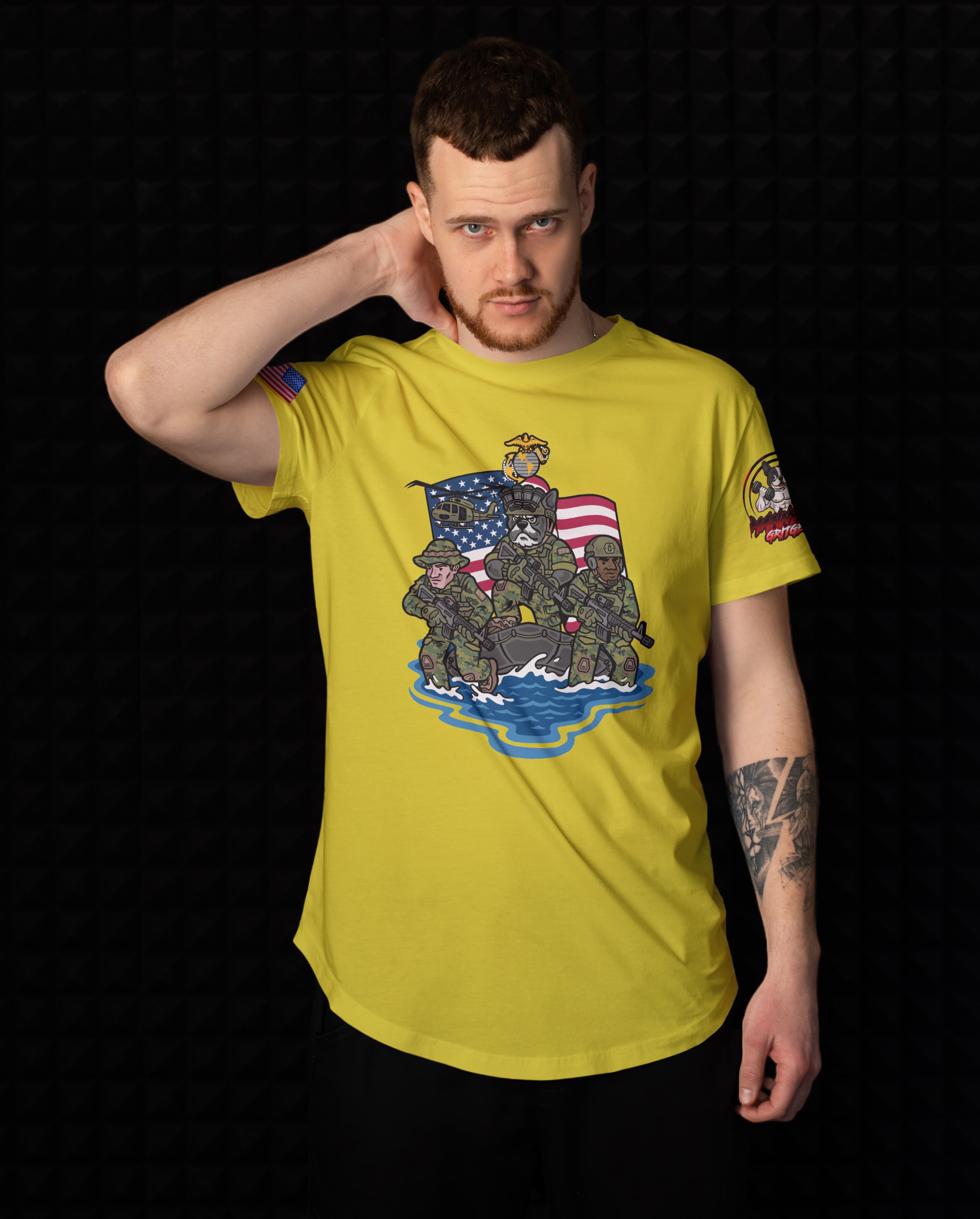 Marine Corps Bulldog Operator Tee | Premium Soft Cotton USMC Shirt for Veterans